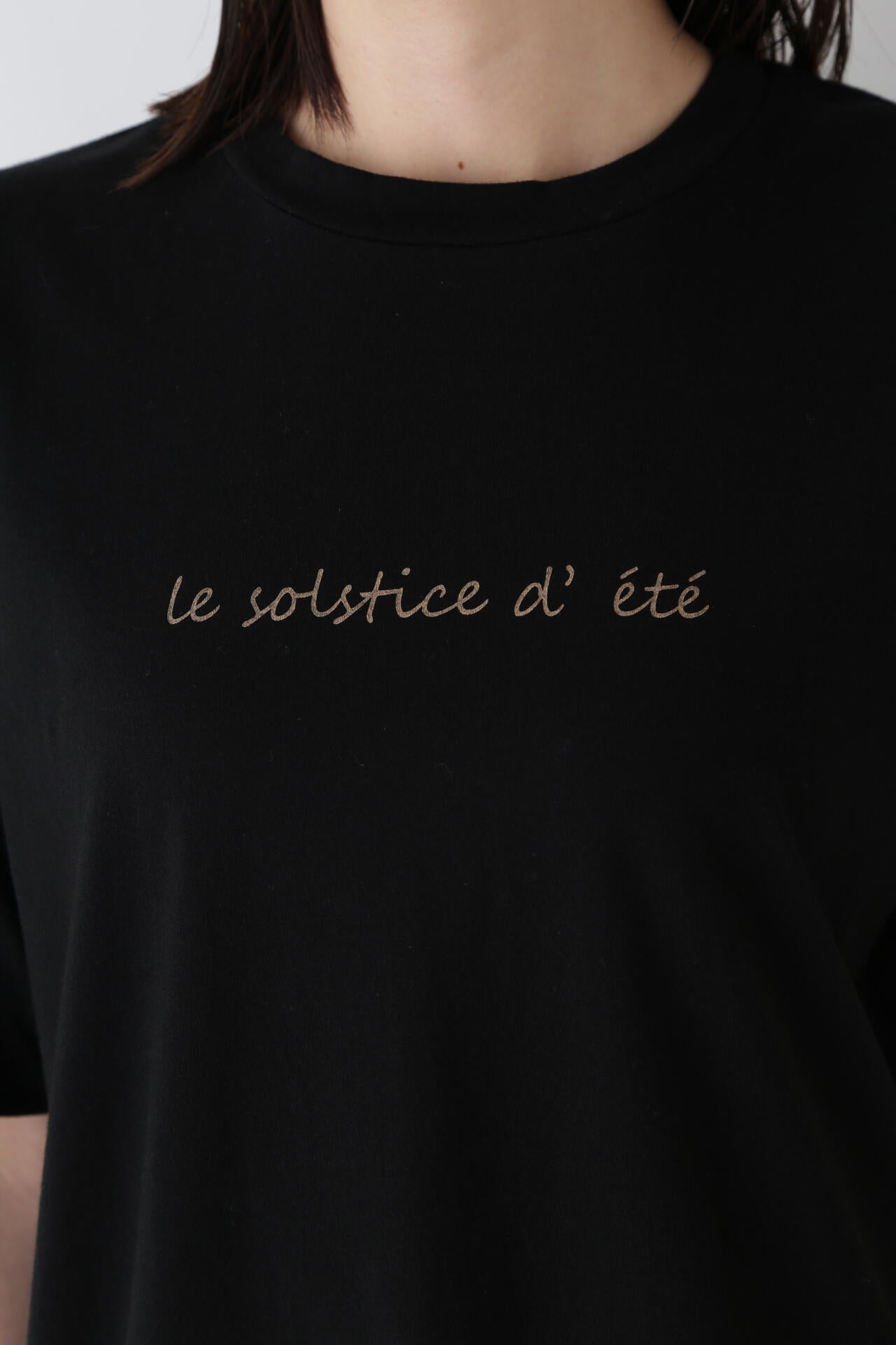 メッセージロゴプリントTシャツ