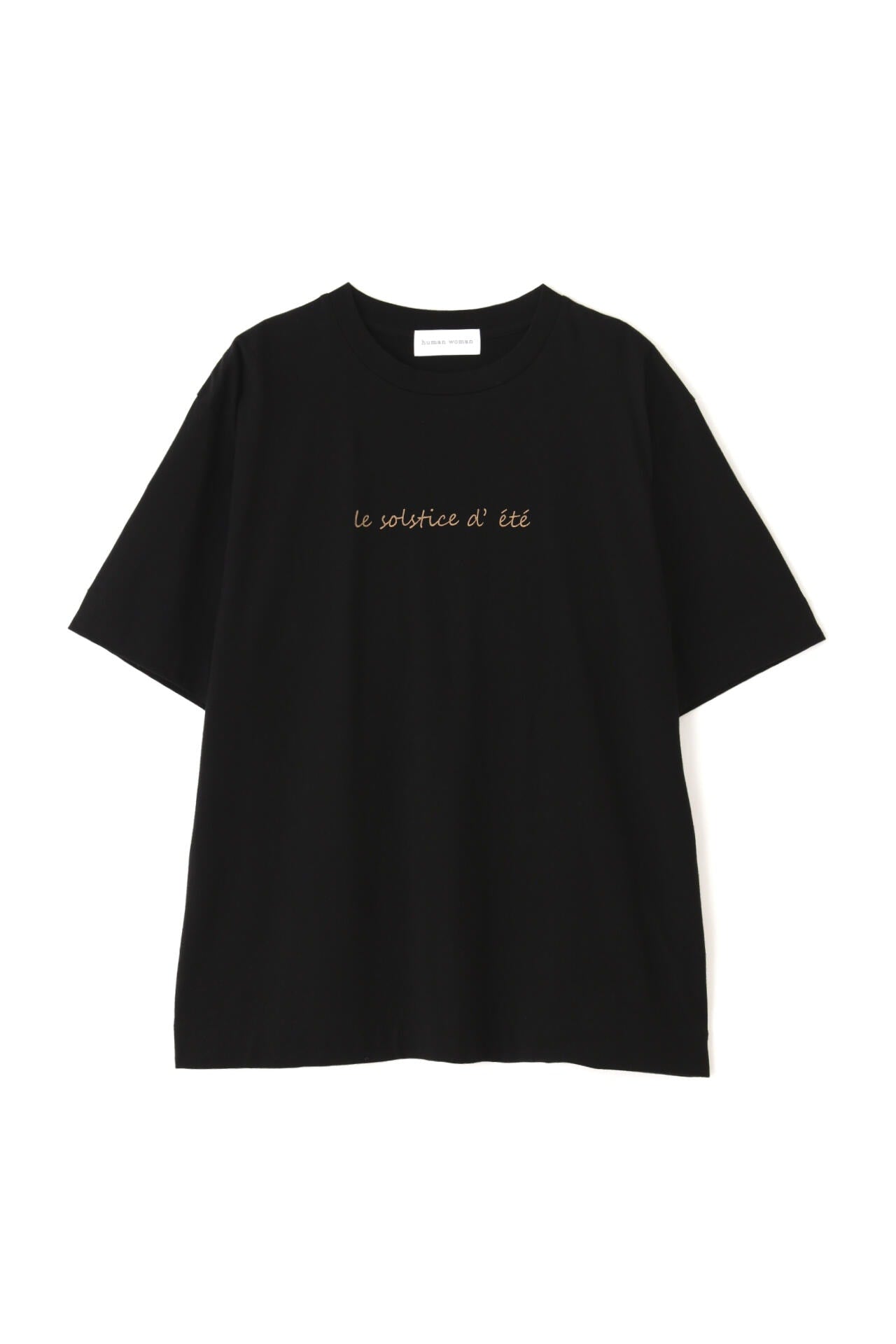 メッセージロゴプリントTシャツ