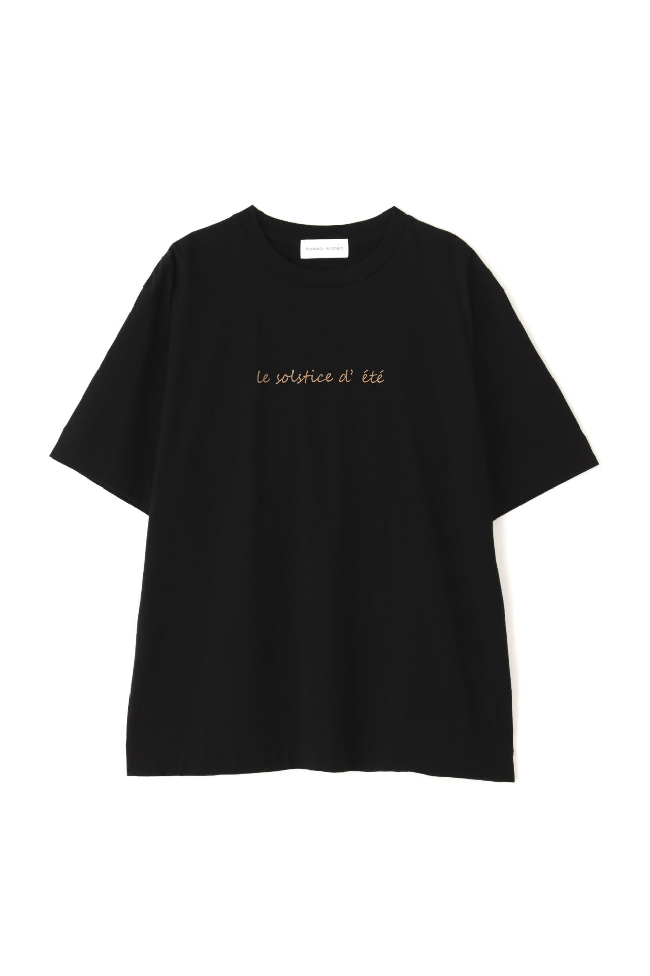 メッセージロゴプリントTシャツ