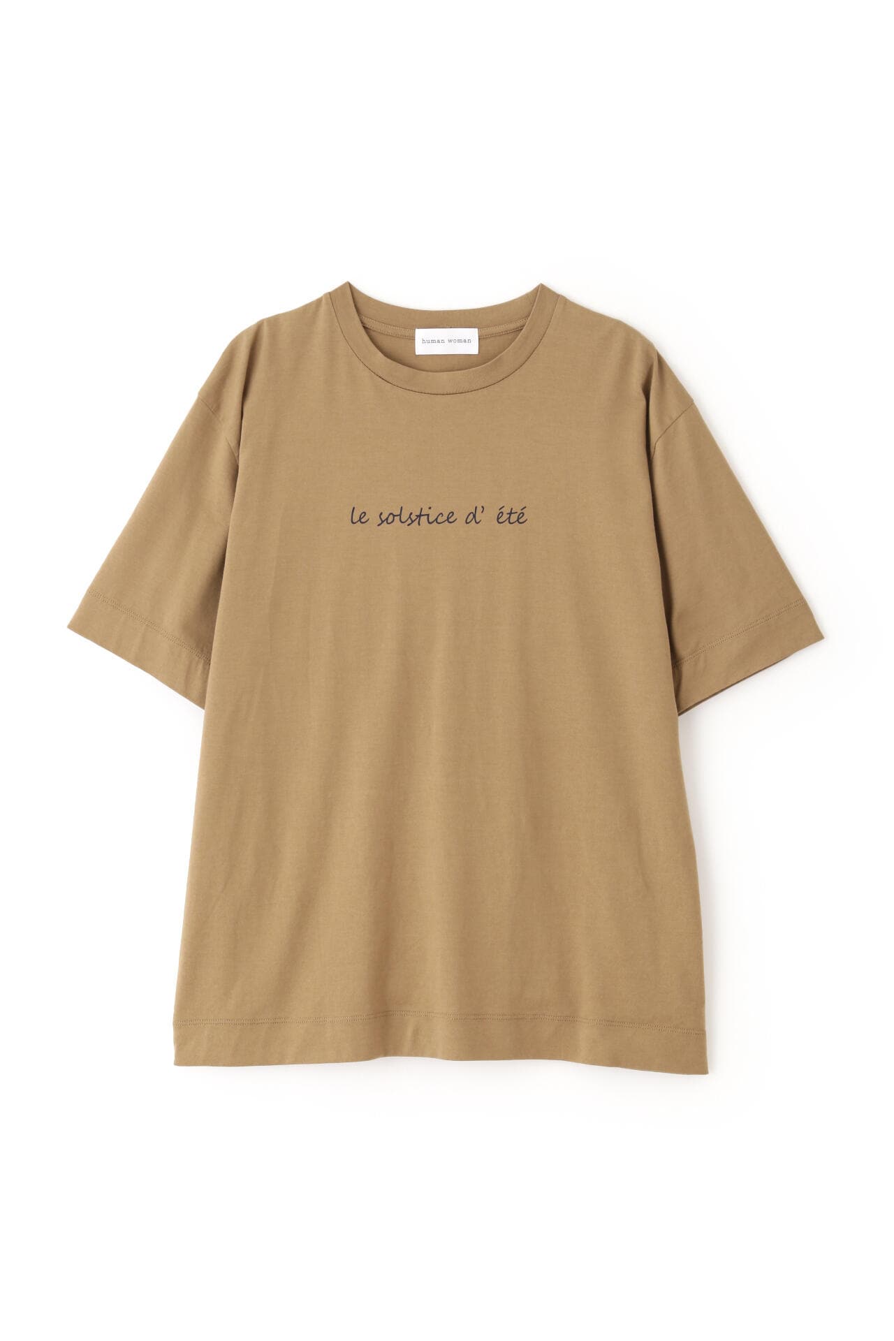 メッセージロゴプリントTシャツ
