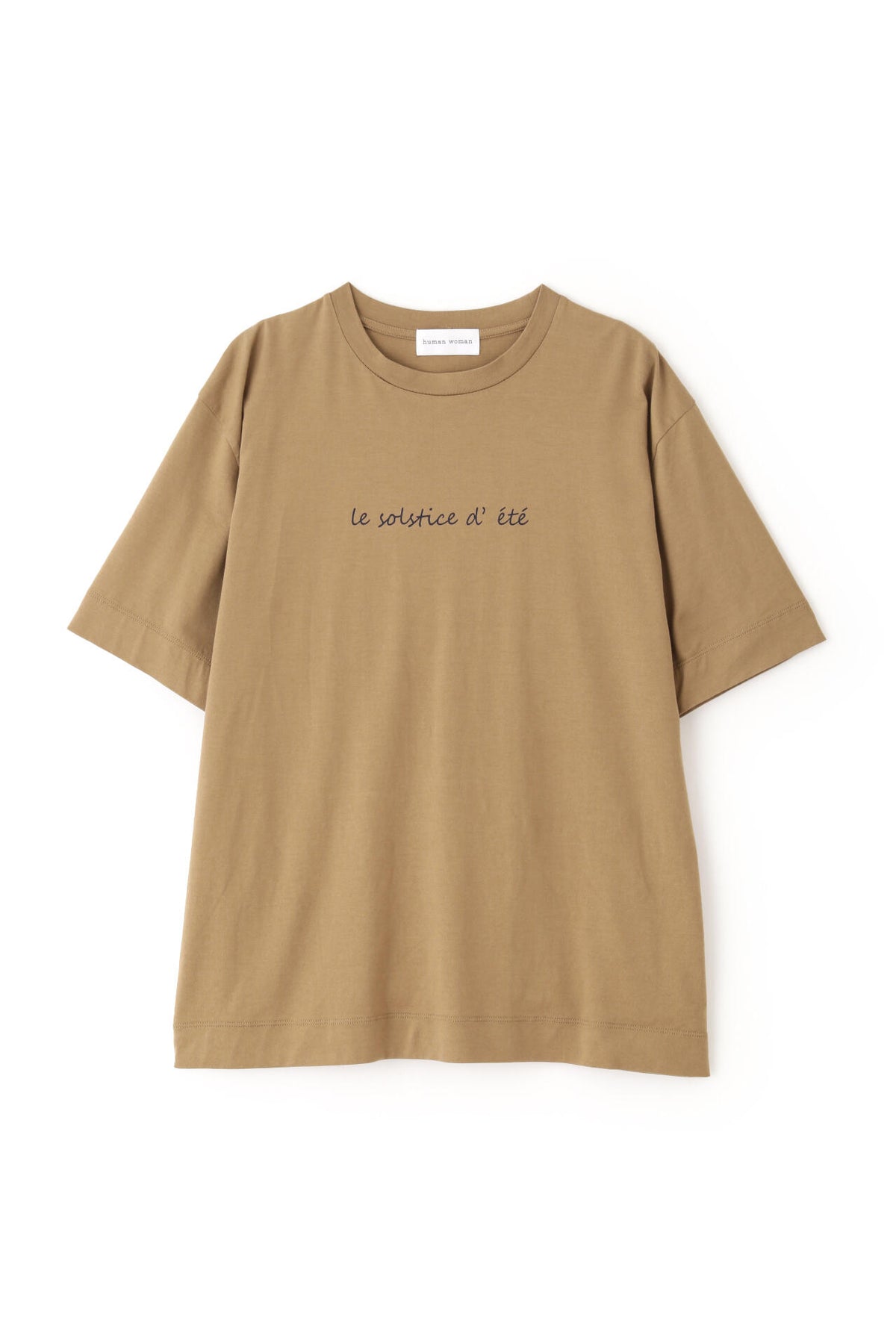メッセージロゴプリントTシャツ