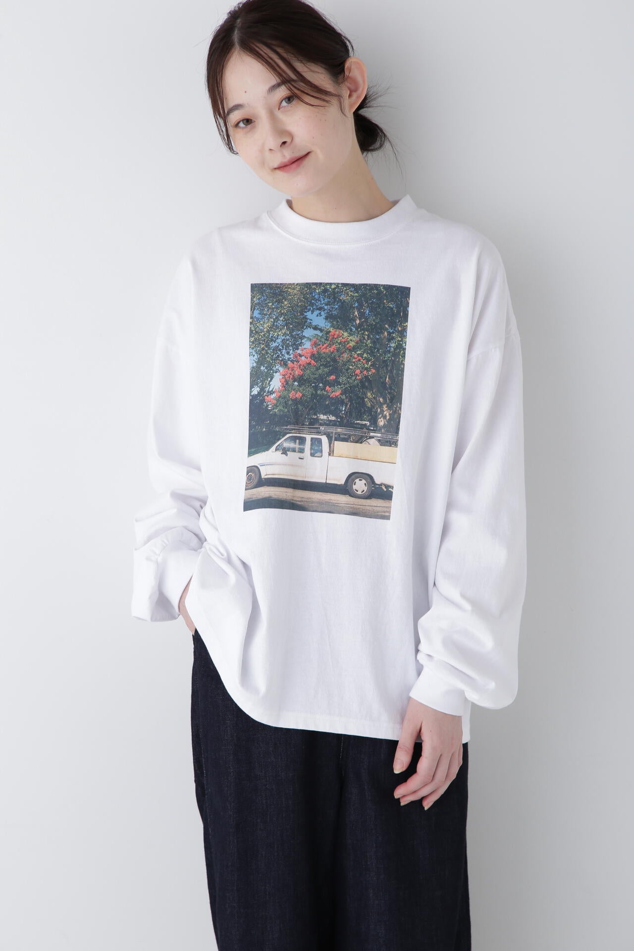 【WEB限定】【PARROTTCANVAS】カーフォトロングスリーブT