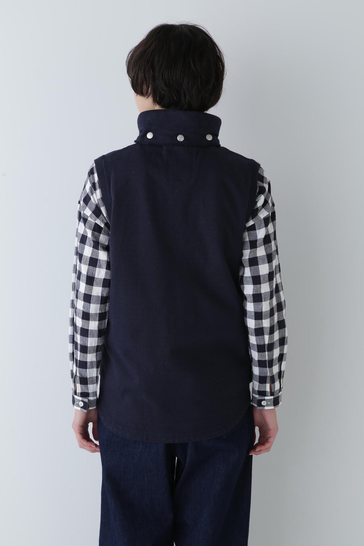 【WEB限定】NATIC 裏毛裏ボーダーブルゾン