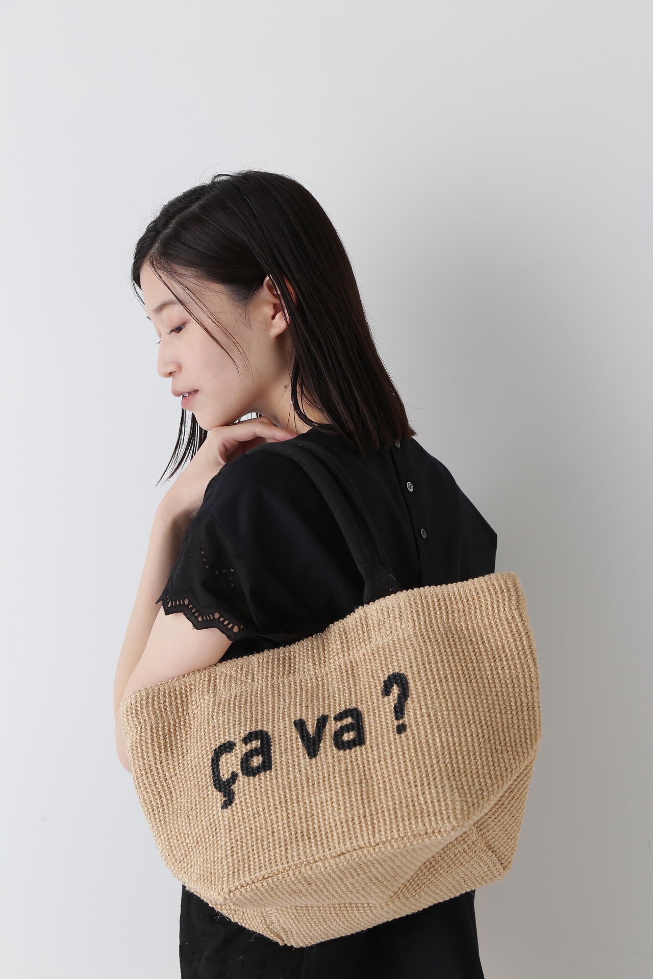 【FABRICOコラボ】ジュートバッグcava?
