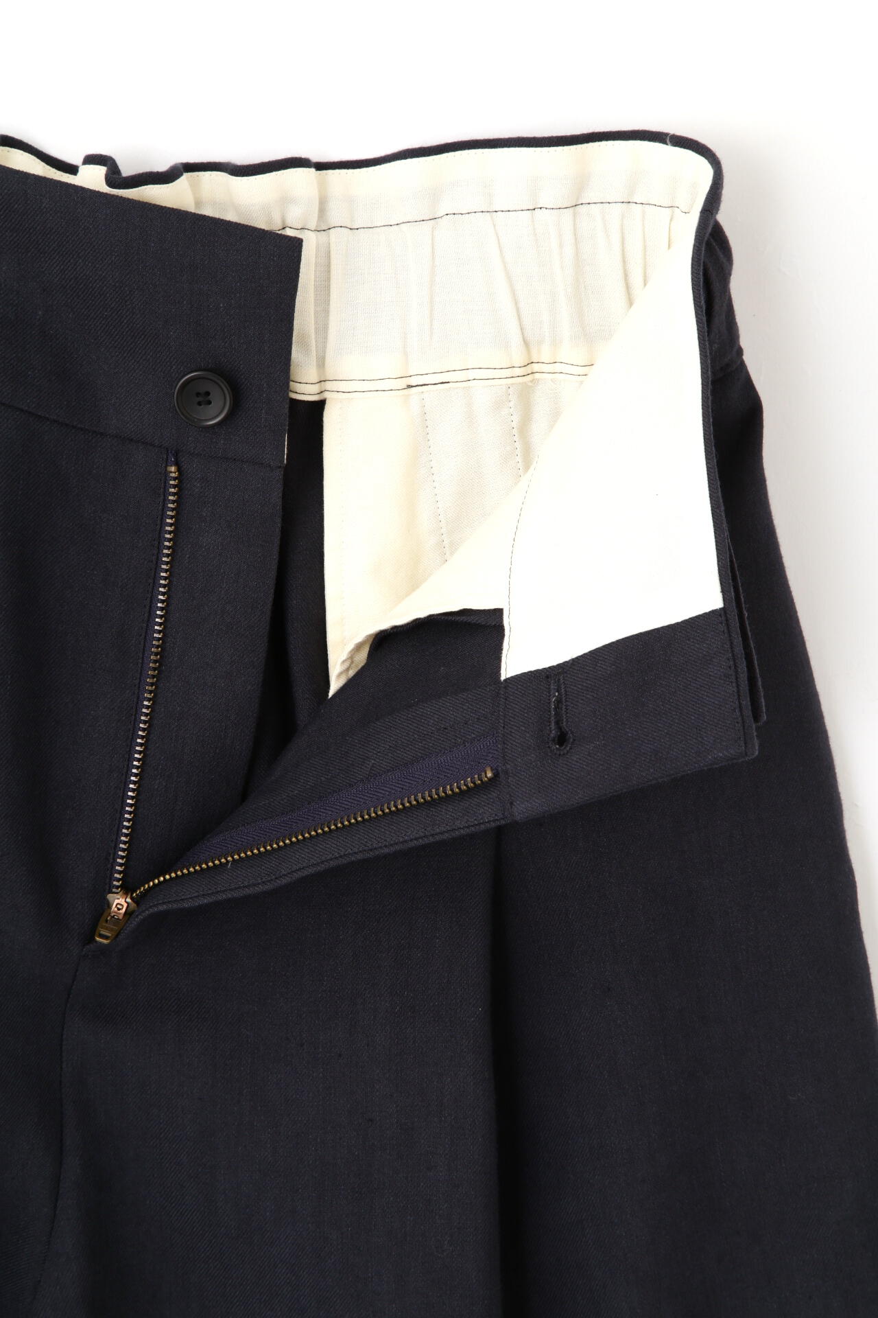 ウール麻ギャバパンツ