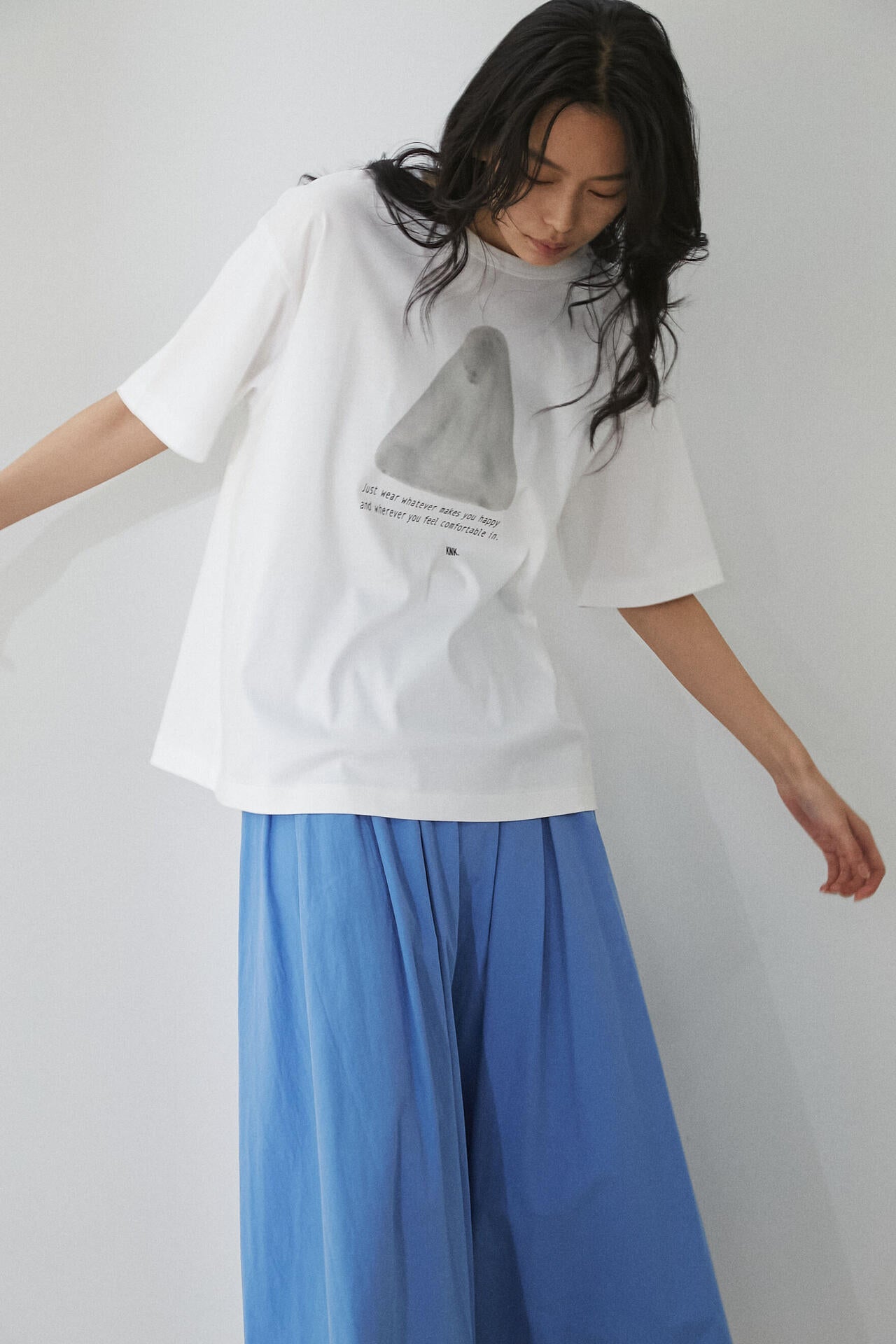 【香菜子】OGコッコラボトンプリントTシャツ Lサイズ