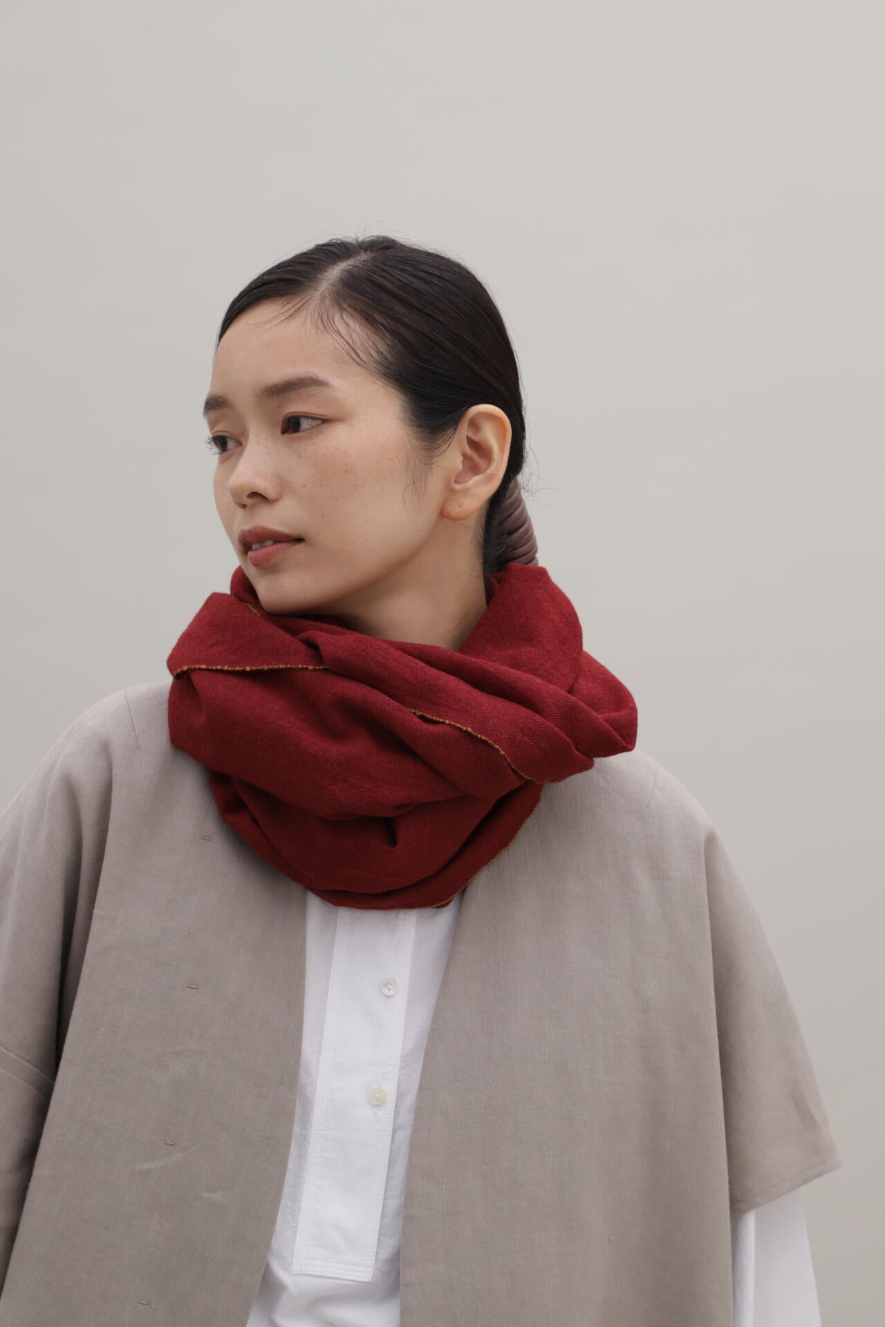 【MOISMONT】ウールシルクストール