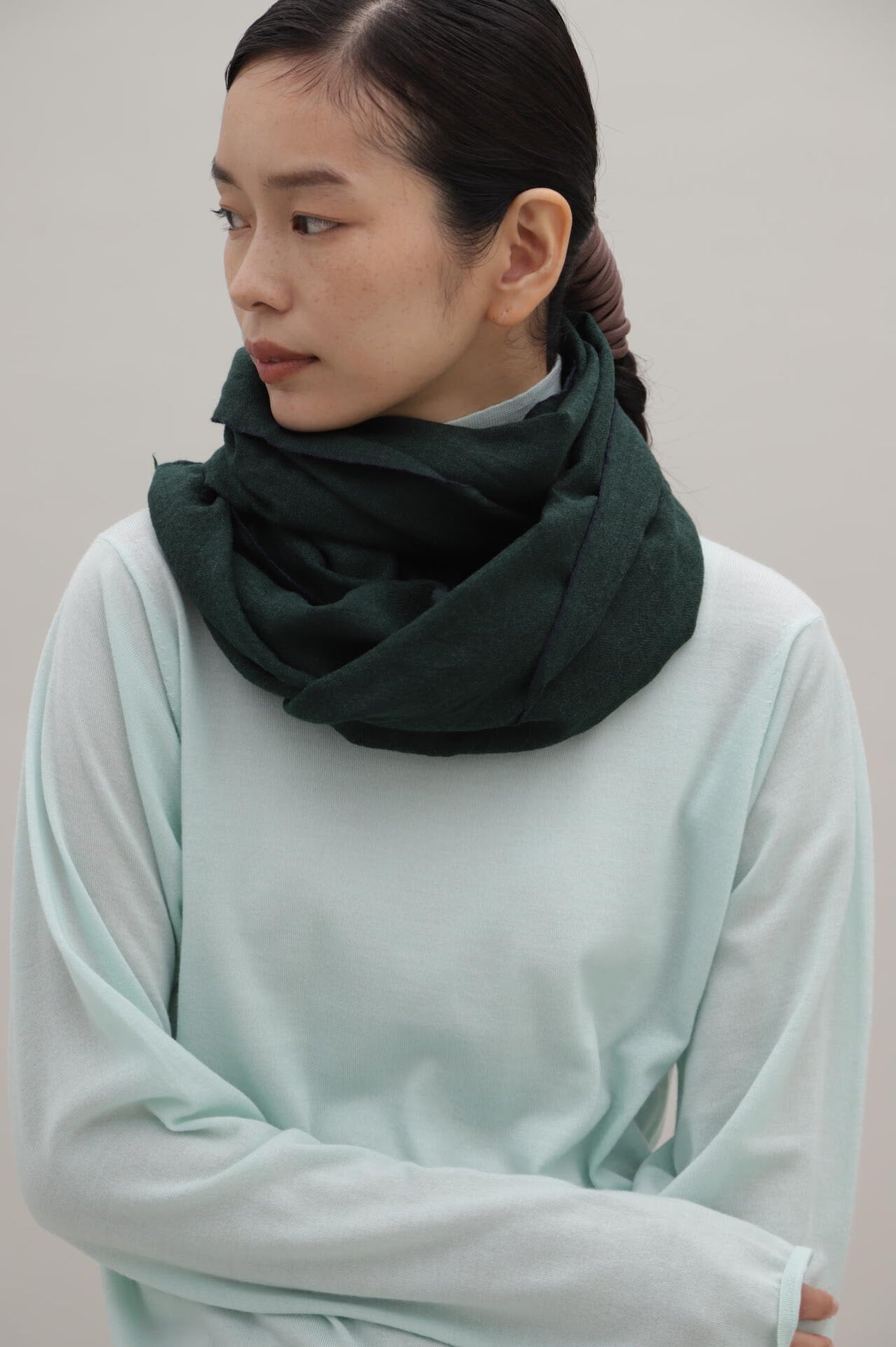 【MOISMONT】ウールシルクストール
