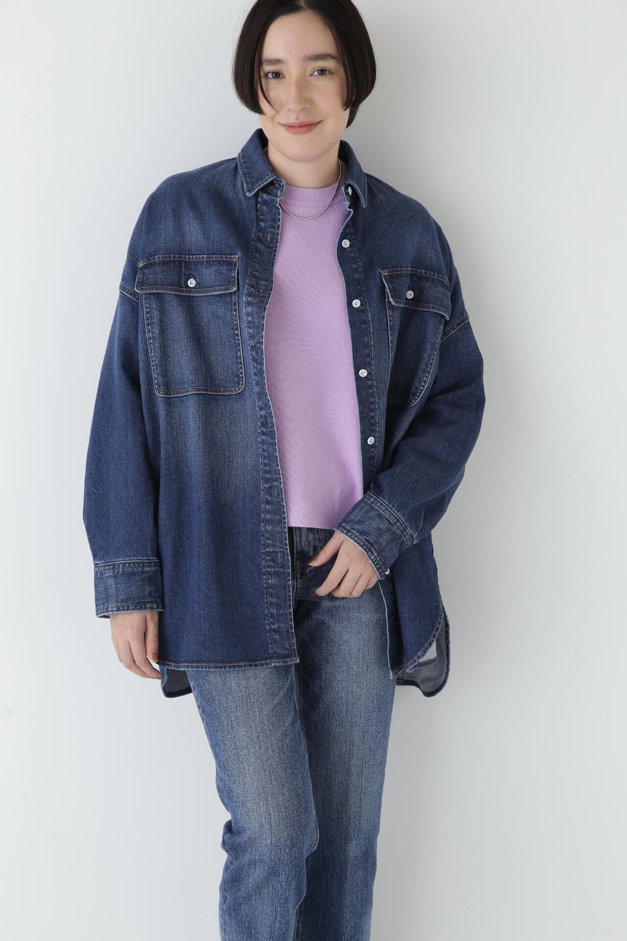 【Healthy DENIMコラボ】オーバーシャツ