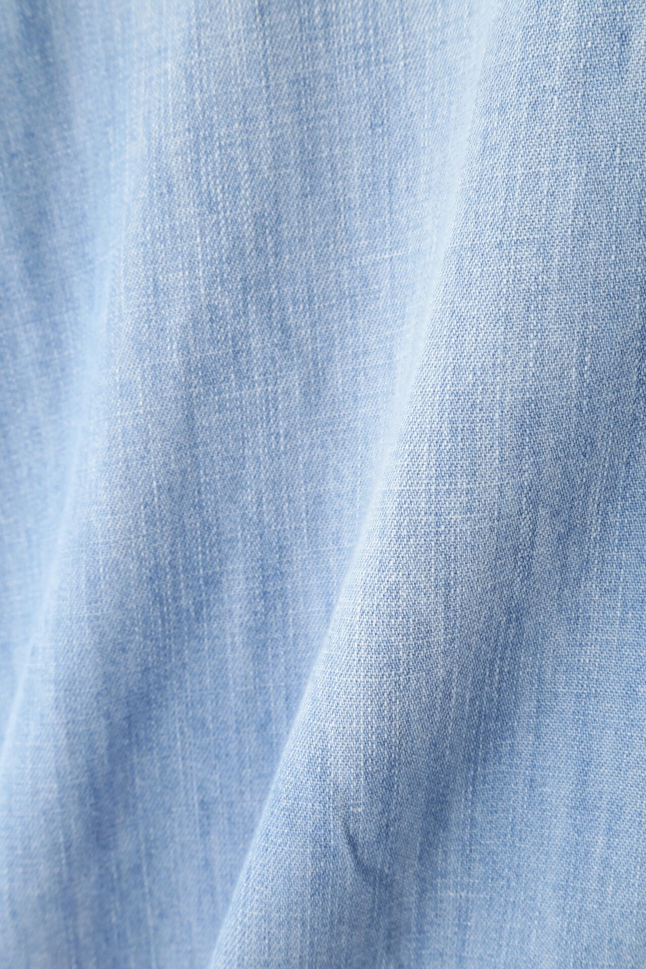 【Healthy DENIMコラボ】クロップド半袖デニムブラウス