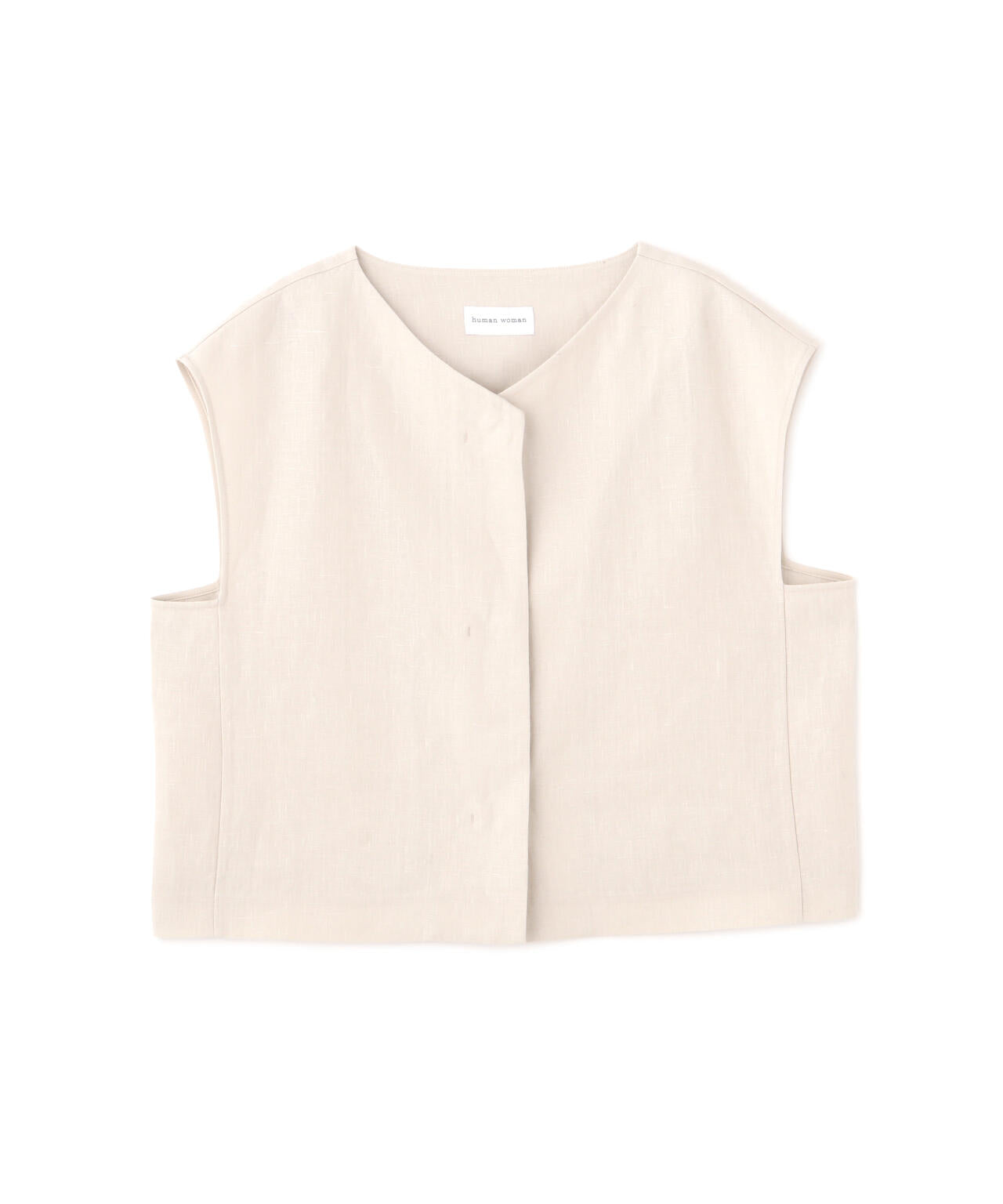 【WEB・一部店舗限定】リネンボックスブラウス