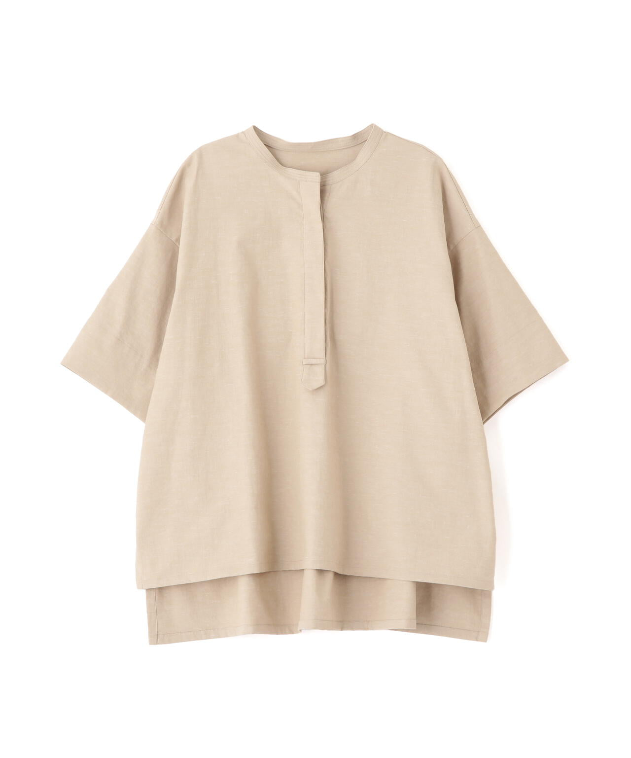 【UVカット・接触冷感】クールマックス混オーバーブラウス