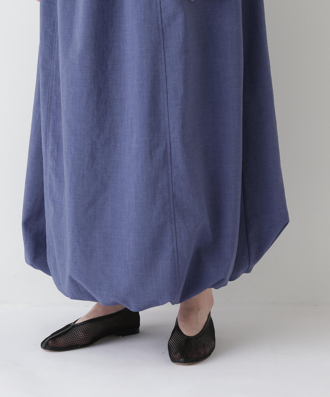 【接触冷感・吸汗、速乾・吸水速乾】ドライポリエステルストレッチポプリンスカート