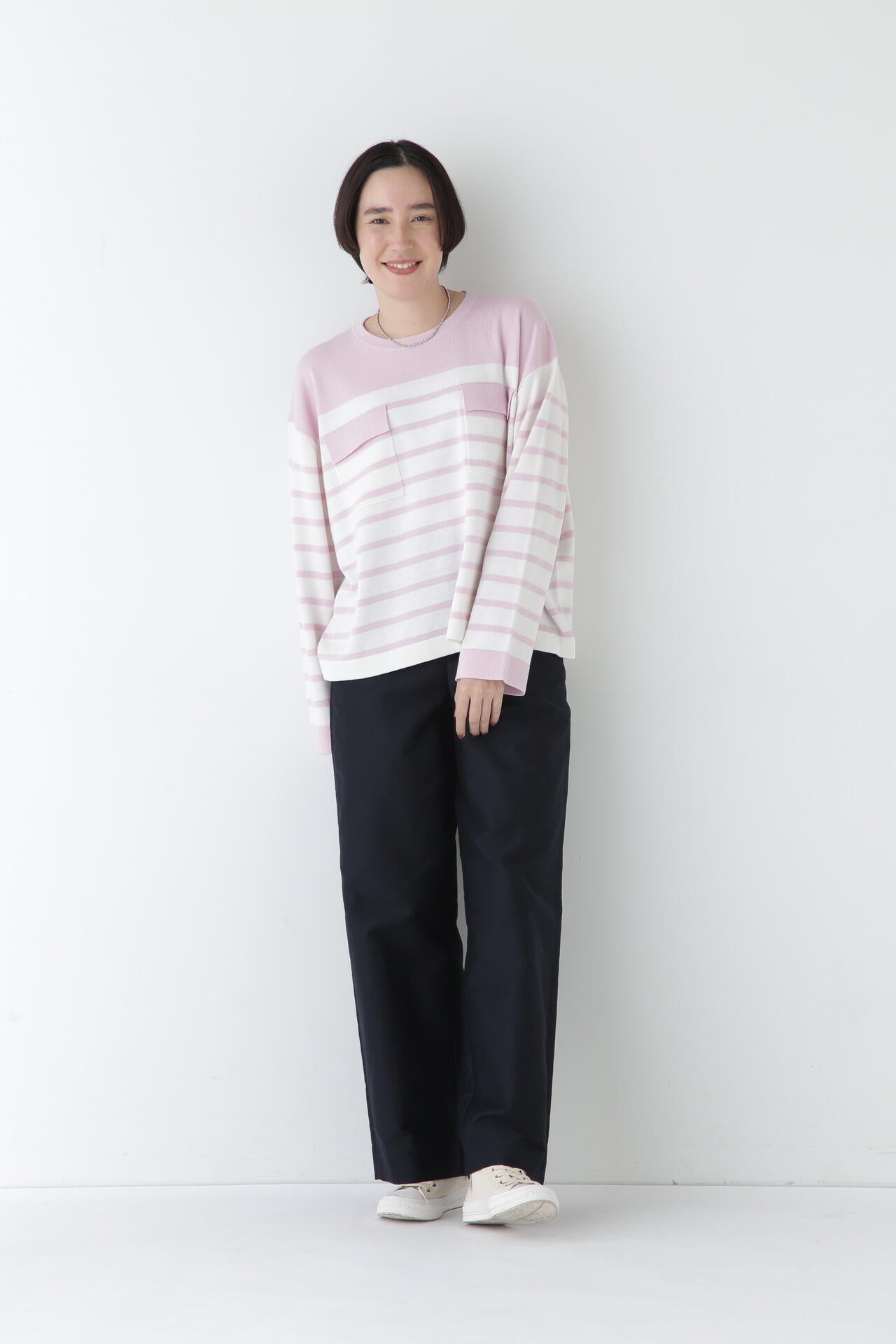 OGライトモールスキンセミワイドパンツ