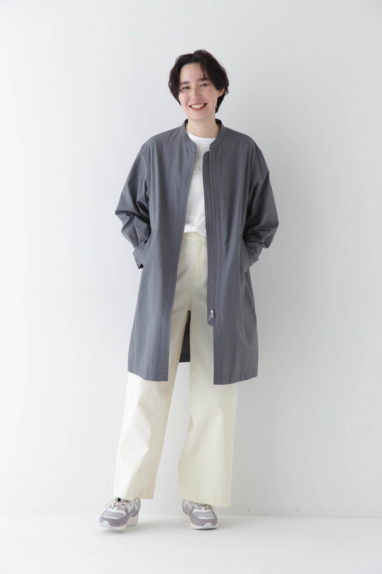 【WEB限定サイズ】コードストレッチベイカーセミワイドパンツ