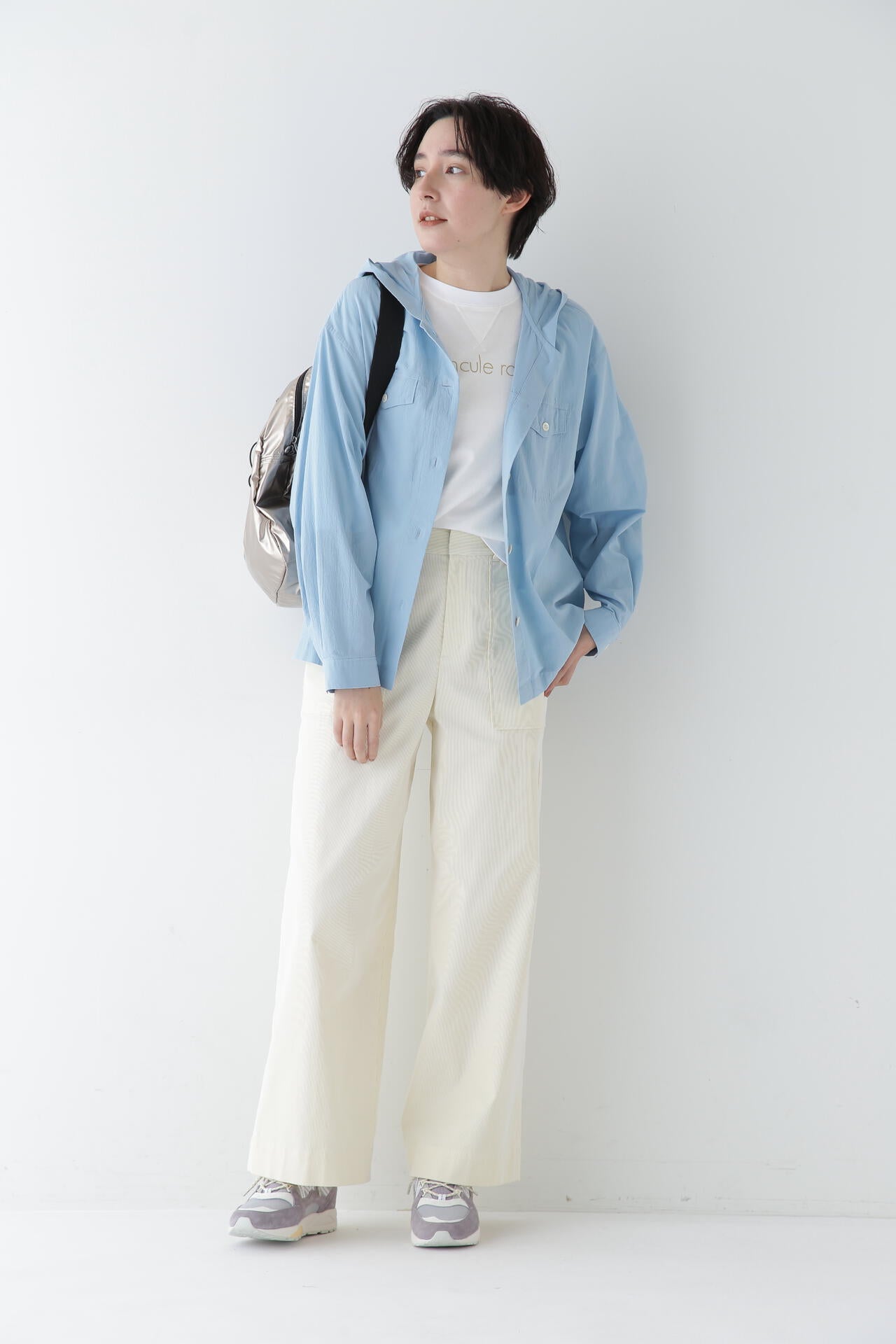【WEB限定サイズ】コードストレッチベイカーセミワイドパンツ