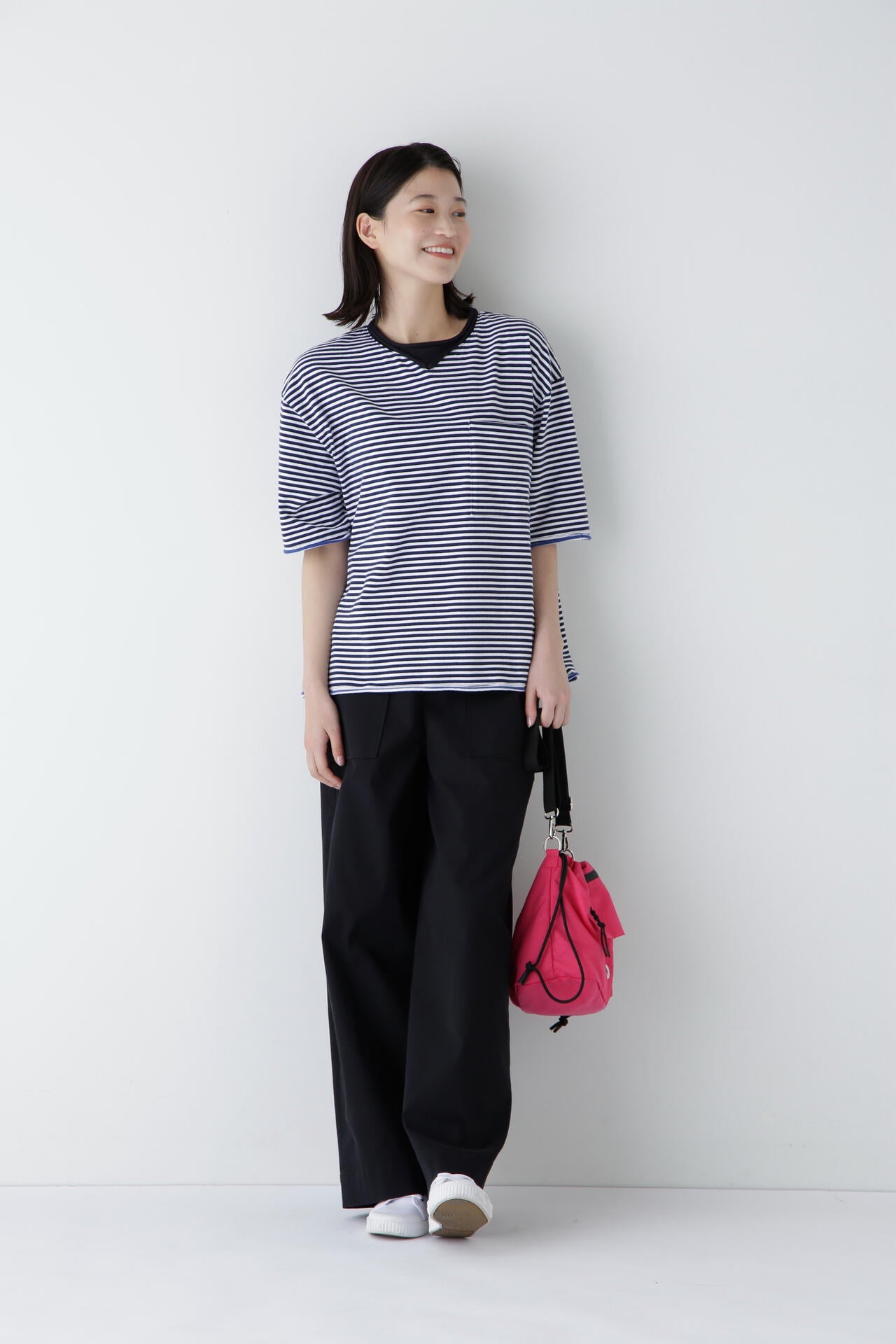 【WEB限定サイズ】コードストレッチベイカーセミワイドパンツ