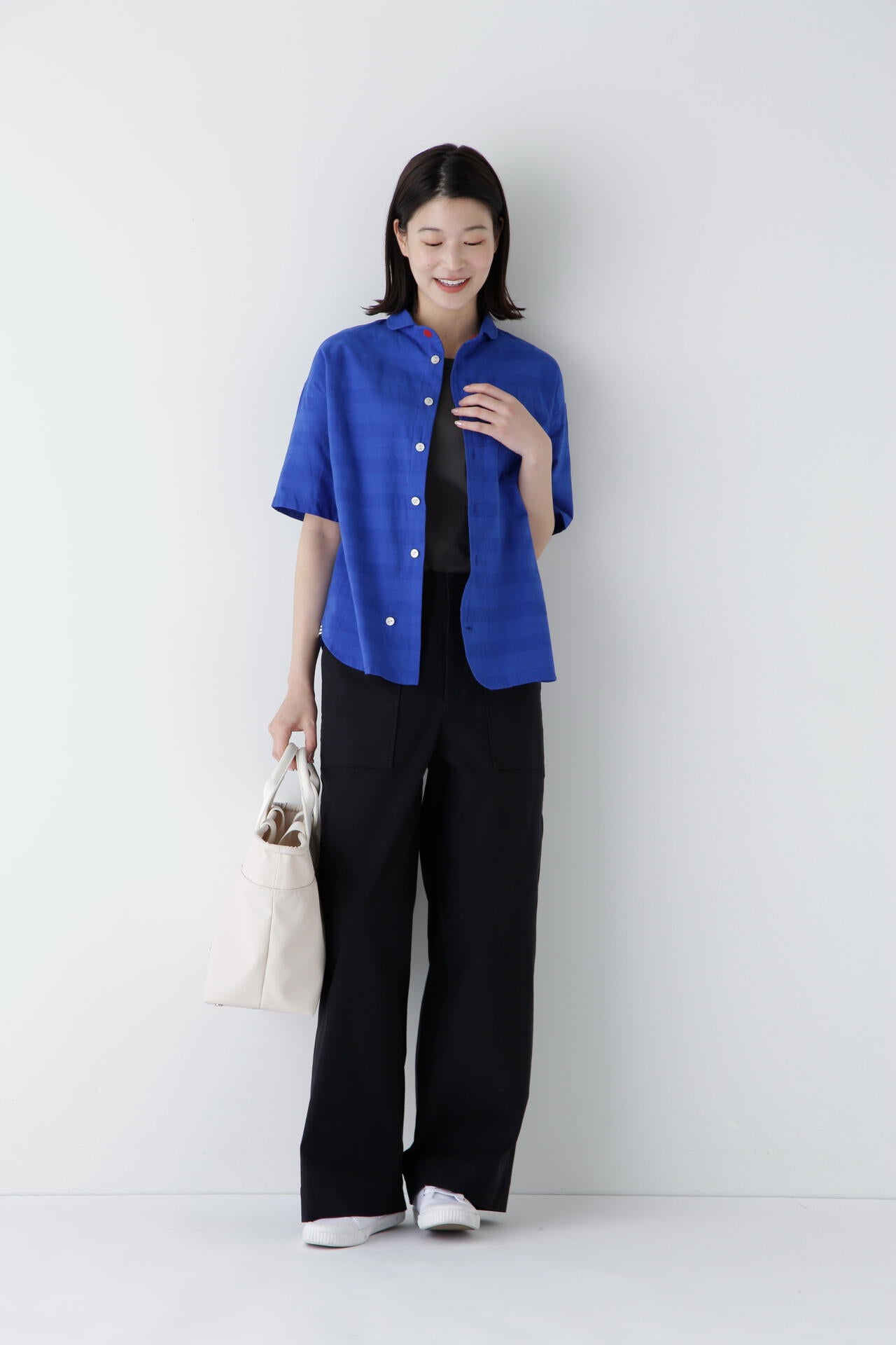 【WEB限定サイズ】コードストレッチベイカーセミワイドパンツ