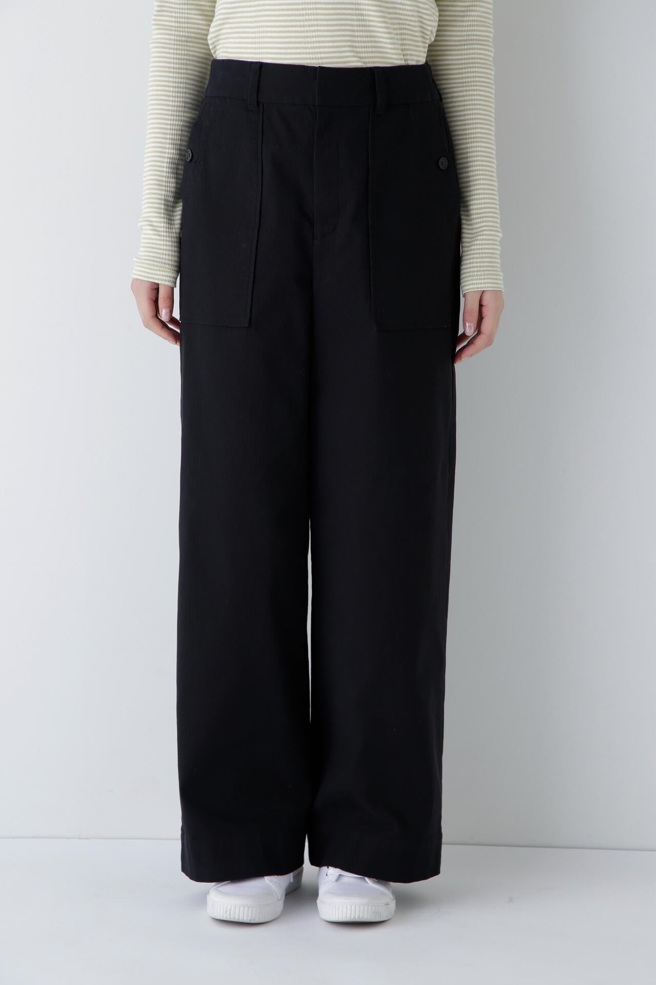【WEB限定サイズ】コードストレッチベイカーセミワイドパンツ