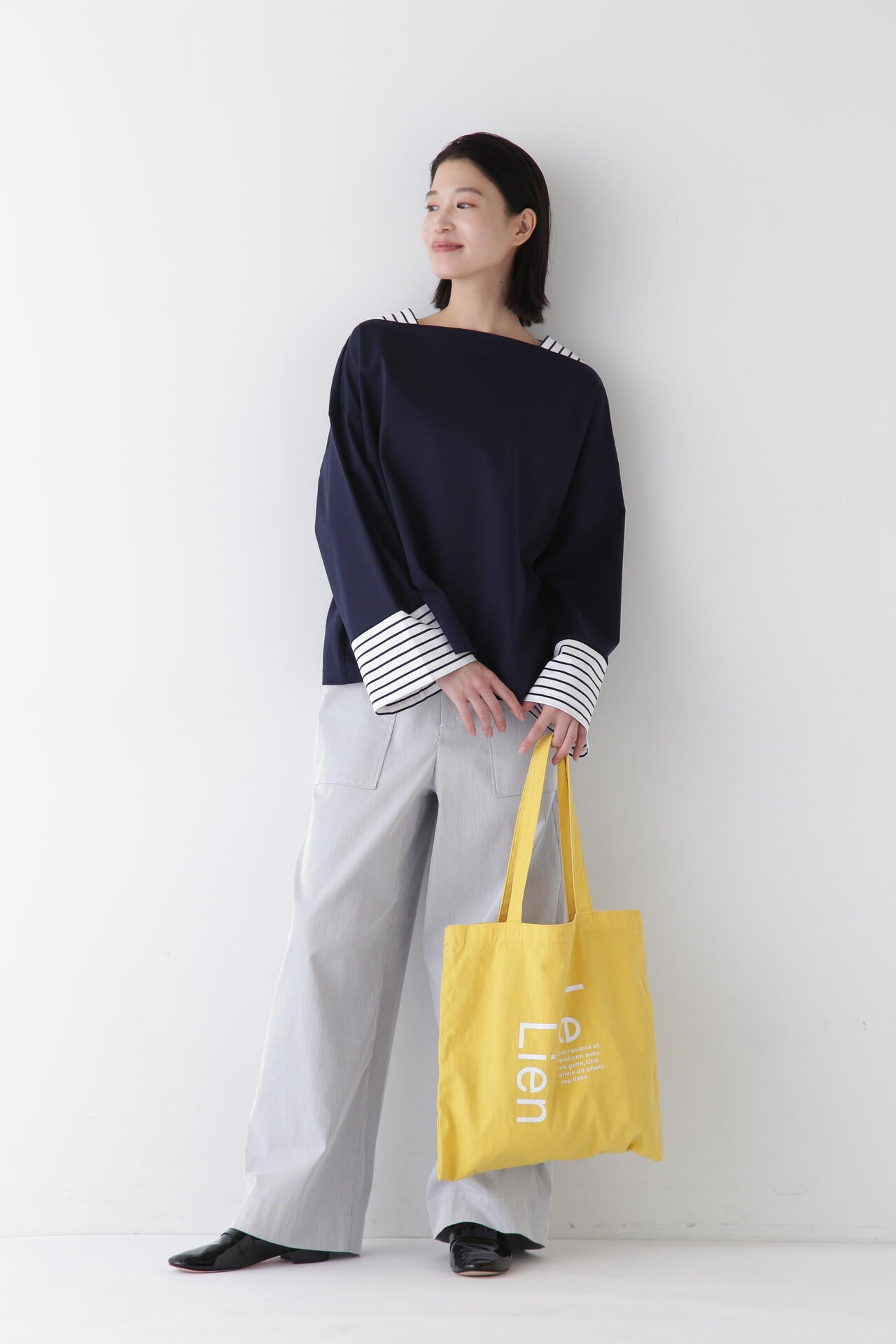 【WEB限定サイズ】コードストレッチベイカーセミワイドパンツ