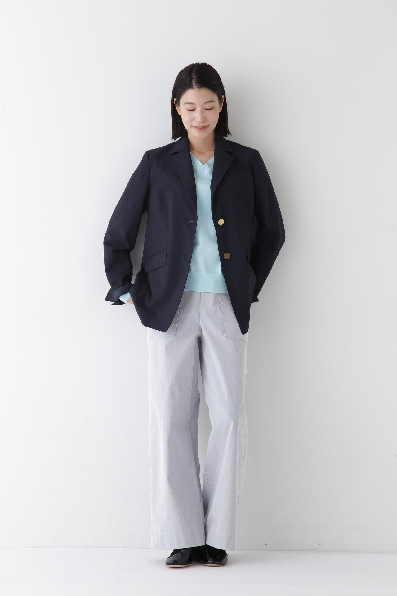 【WEB限定サイズ】コードストレッチベイカーセミワイドパンツ