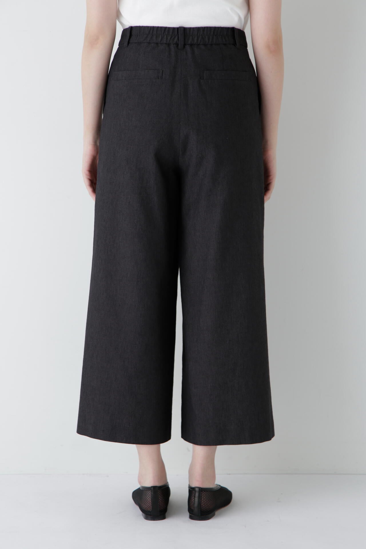 コットンポリレーヨンリネンマリンパンツ