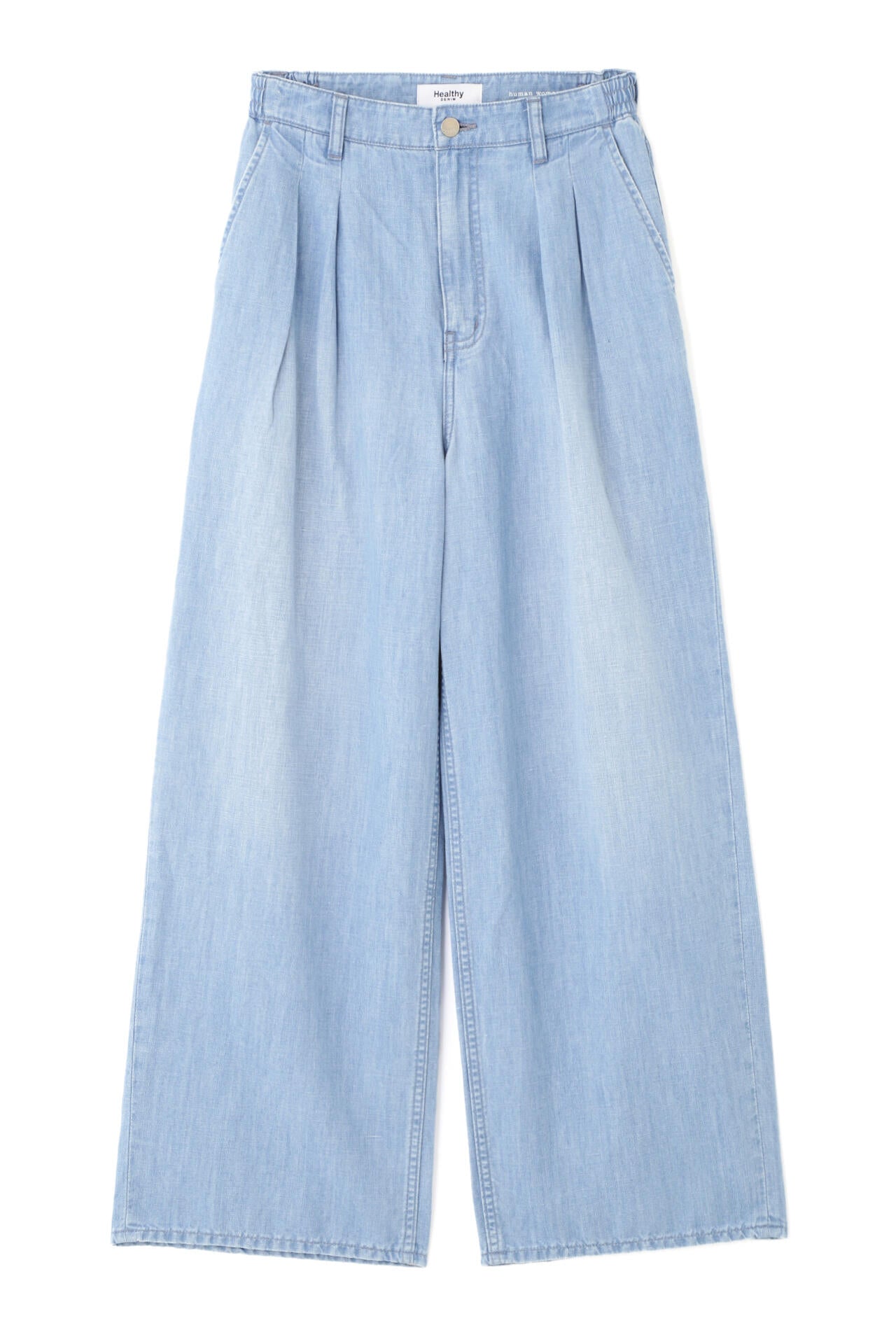 【Healthy DENIMコラボ】タックワイドデニムパンツ