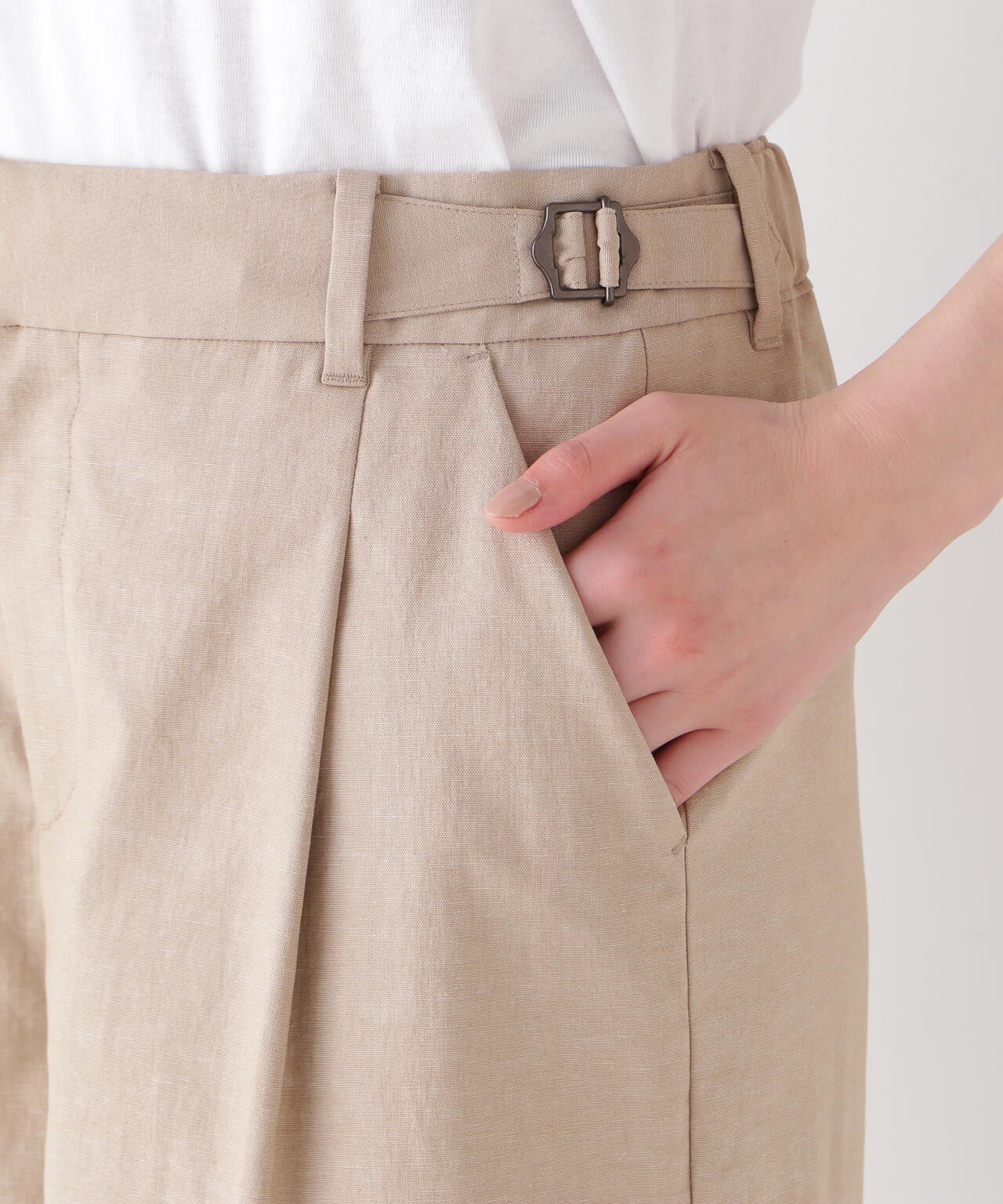 【UVカット・接触冷感】クールマックス混ガウチョパンツ