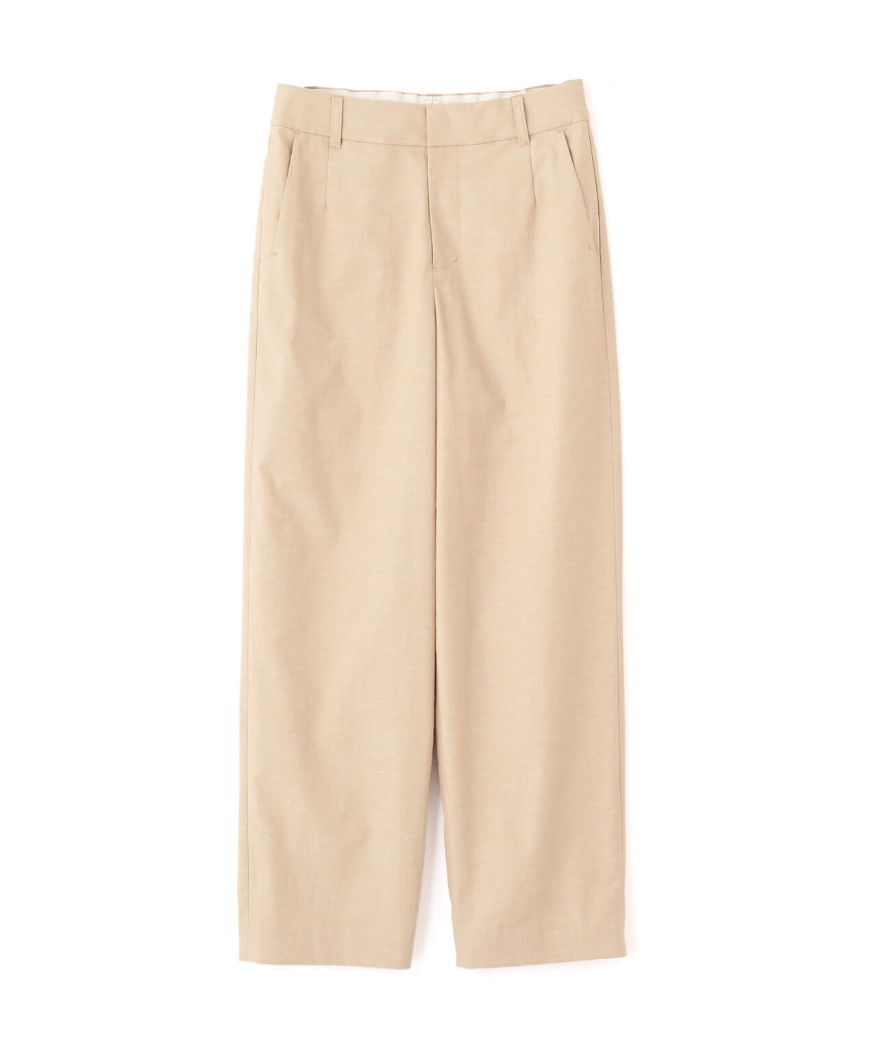 【UVカット・接触冷感】クールマックス混ストレートパンツ