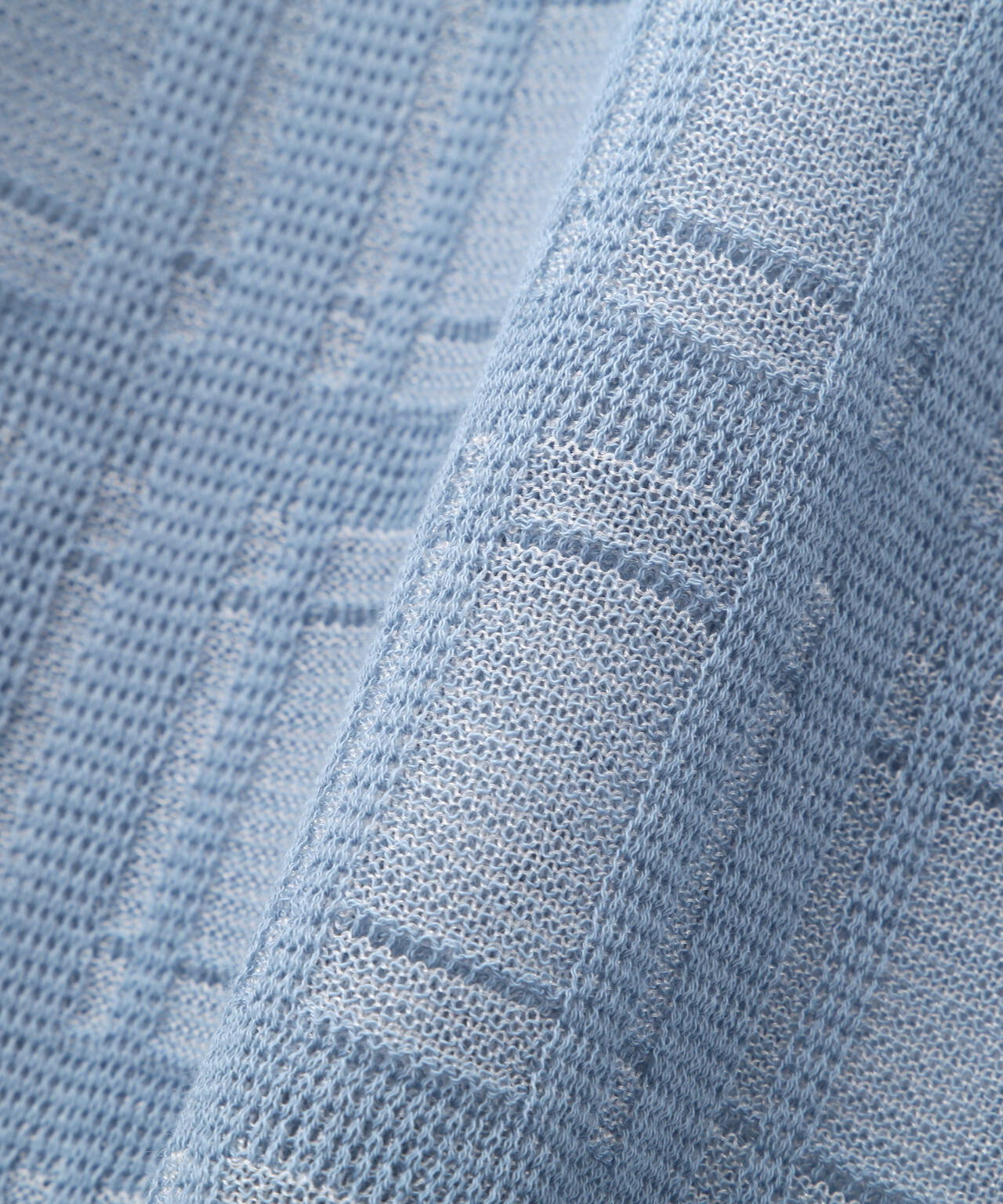 【ウォッシャブル】【WEB・一部店舗限定】シアーチェックニットワンピース