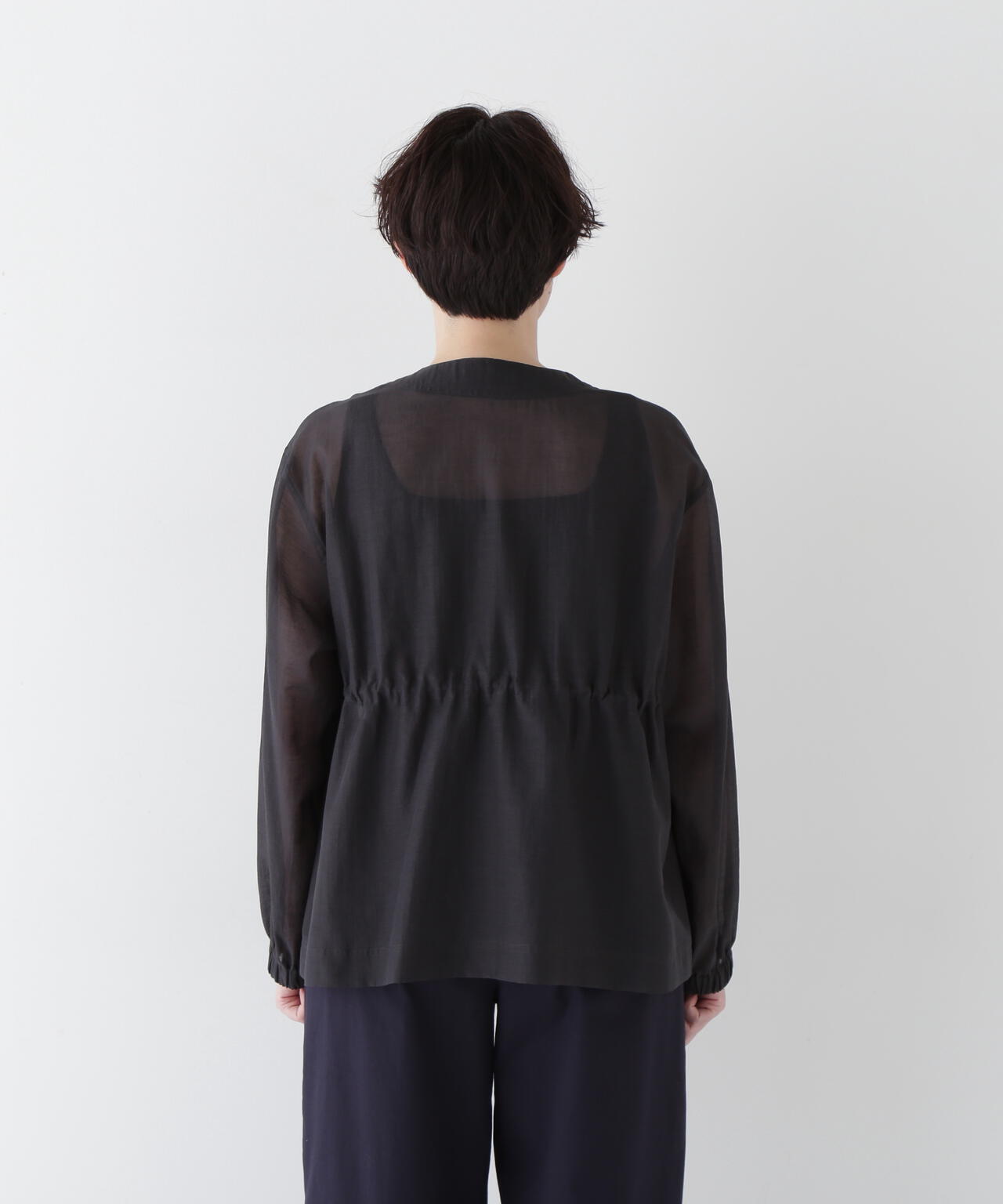 シアータフタユーティリティノーカラージャケット