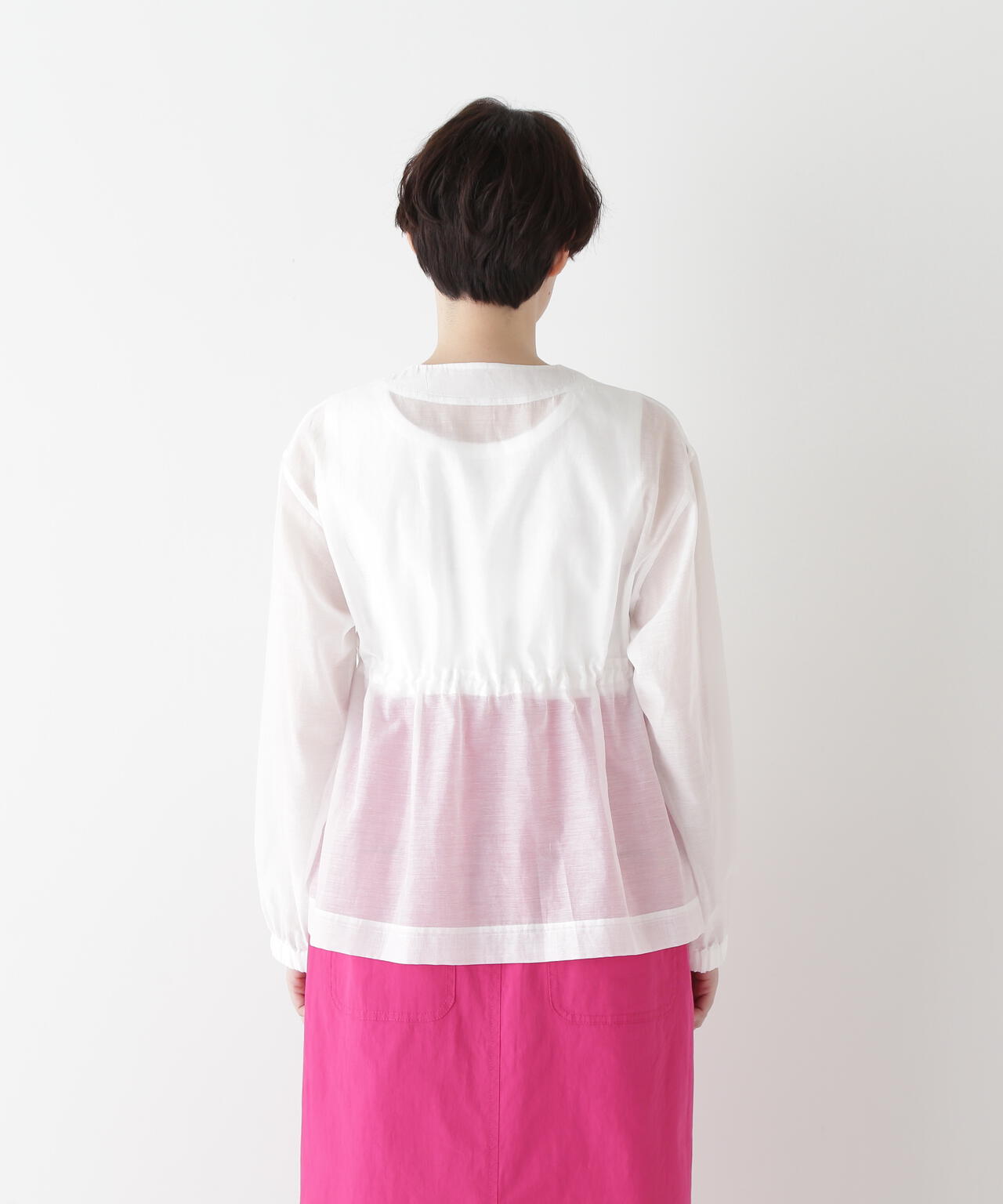 シアータフタユーティリティノーカラージャケット