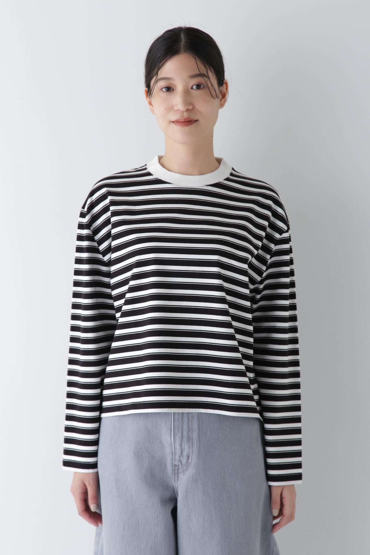ボーダーボックスTシャツ