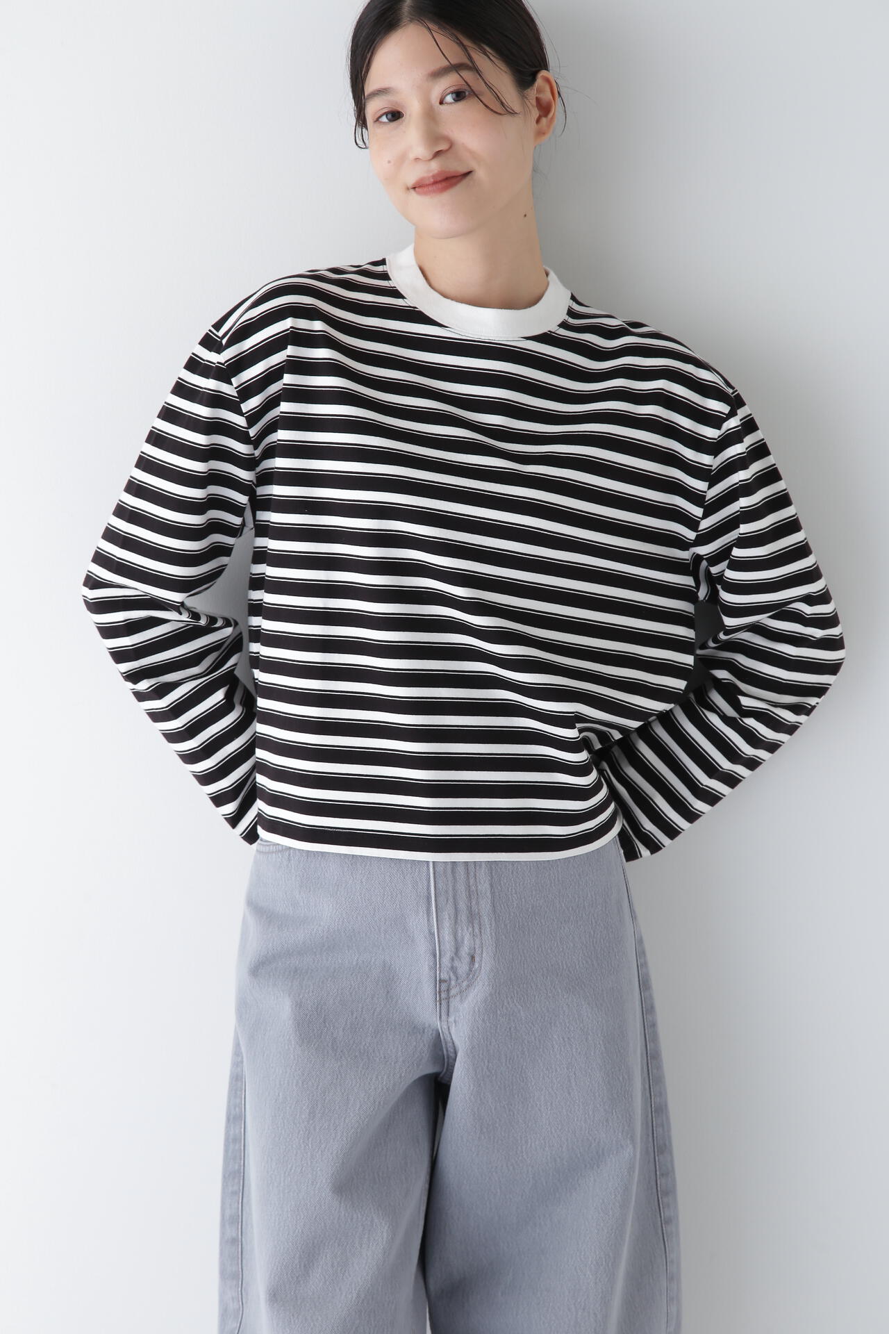 ボーダーボックスTシャツ