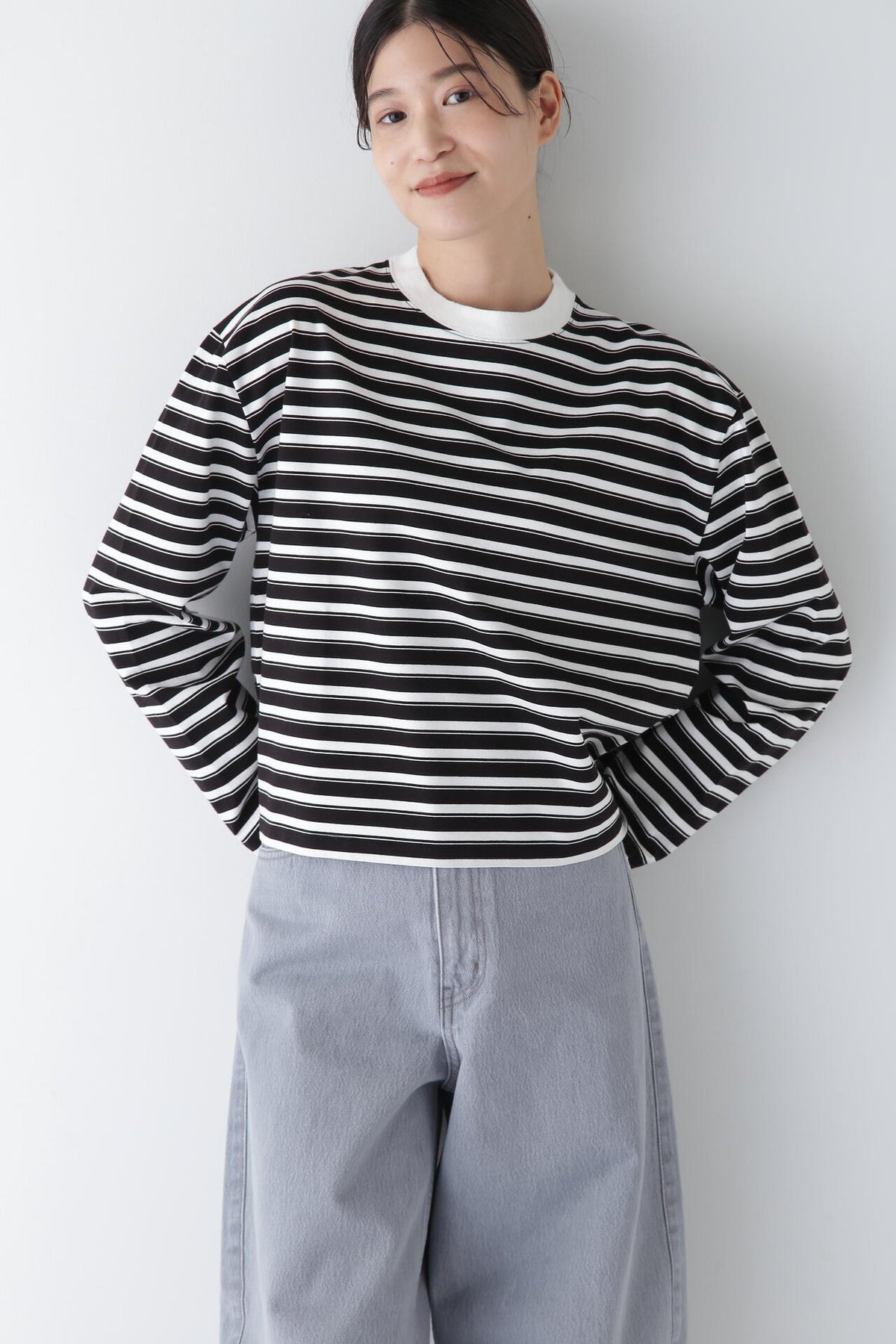 ボーダーボックスTシャツ