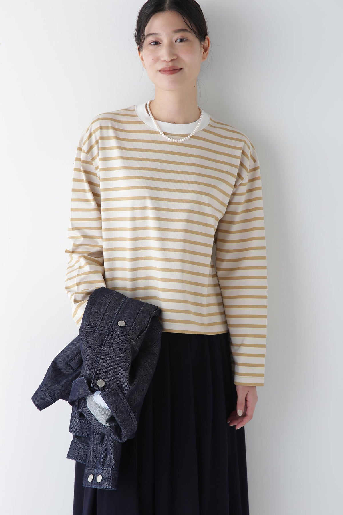 ボーダーボックスTシャツ