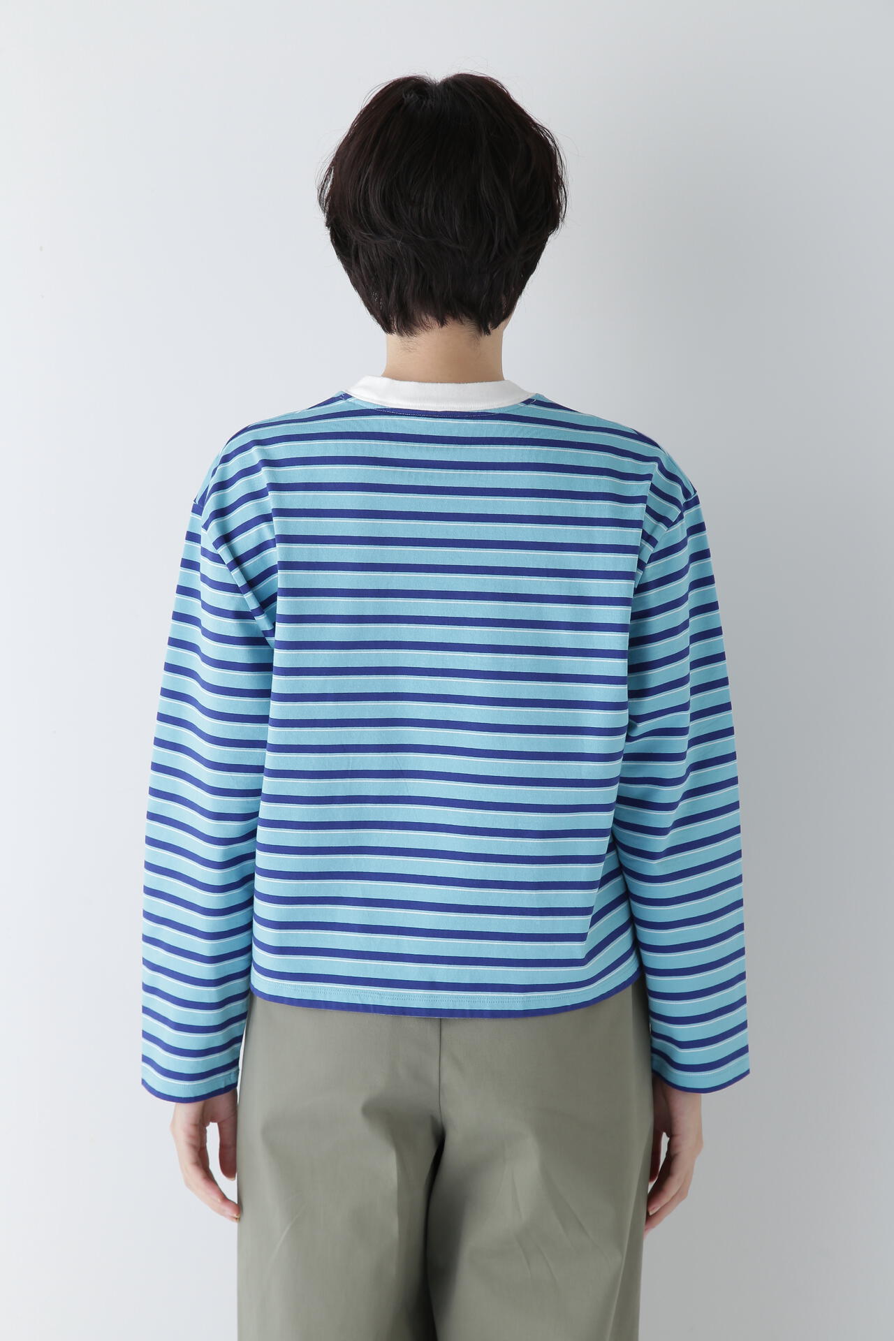 ボーダーボックスTシャツ