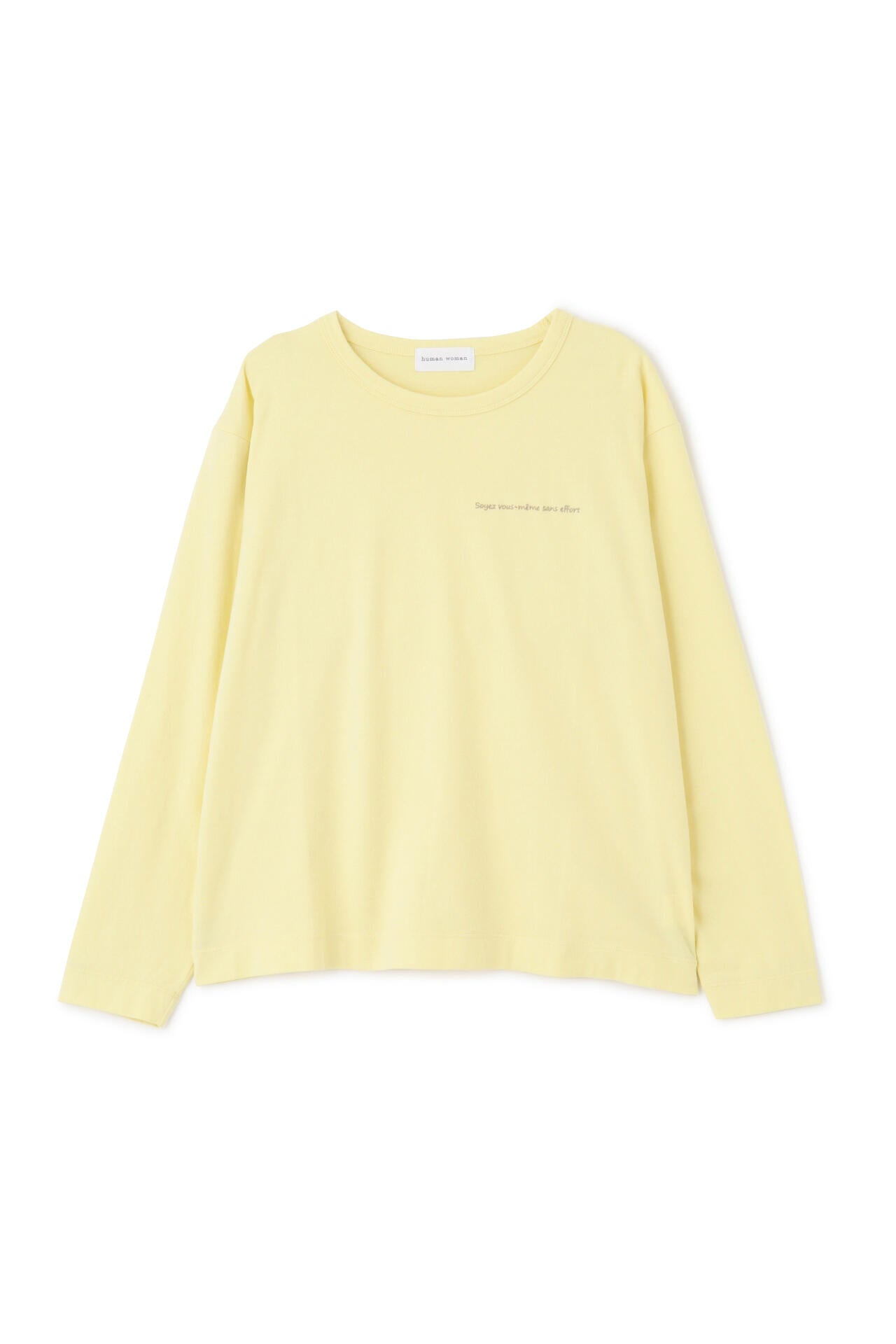 ロゴエンブロイダリーロングスリーブTシャツ