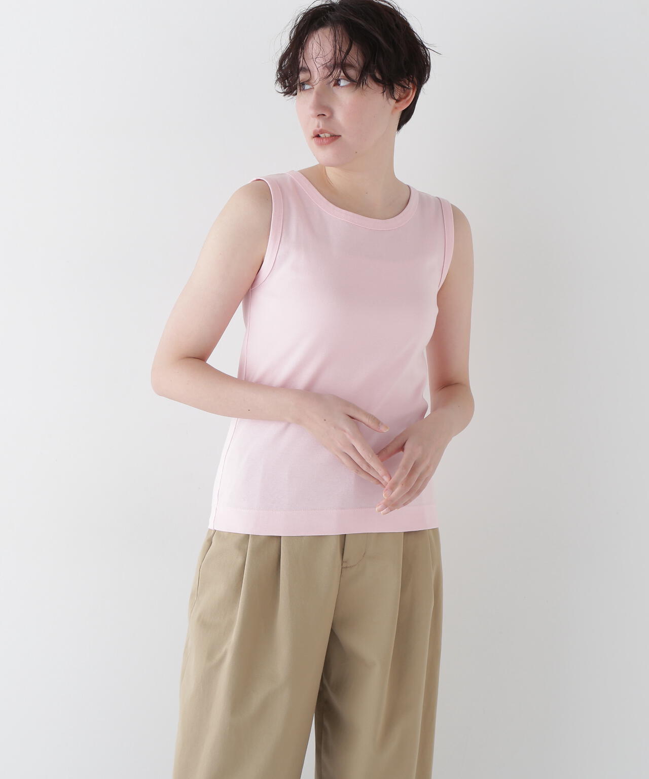オーガニックコットンタンクトップ