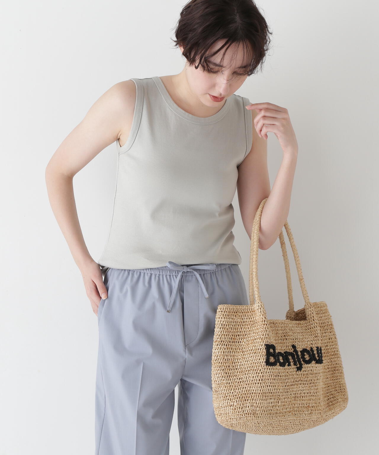 オーガニックコットンタンクトップ