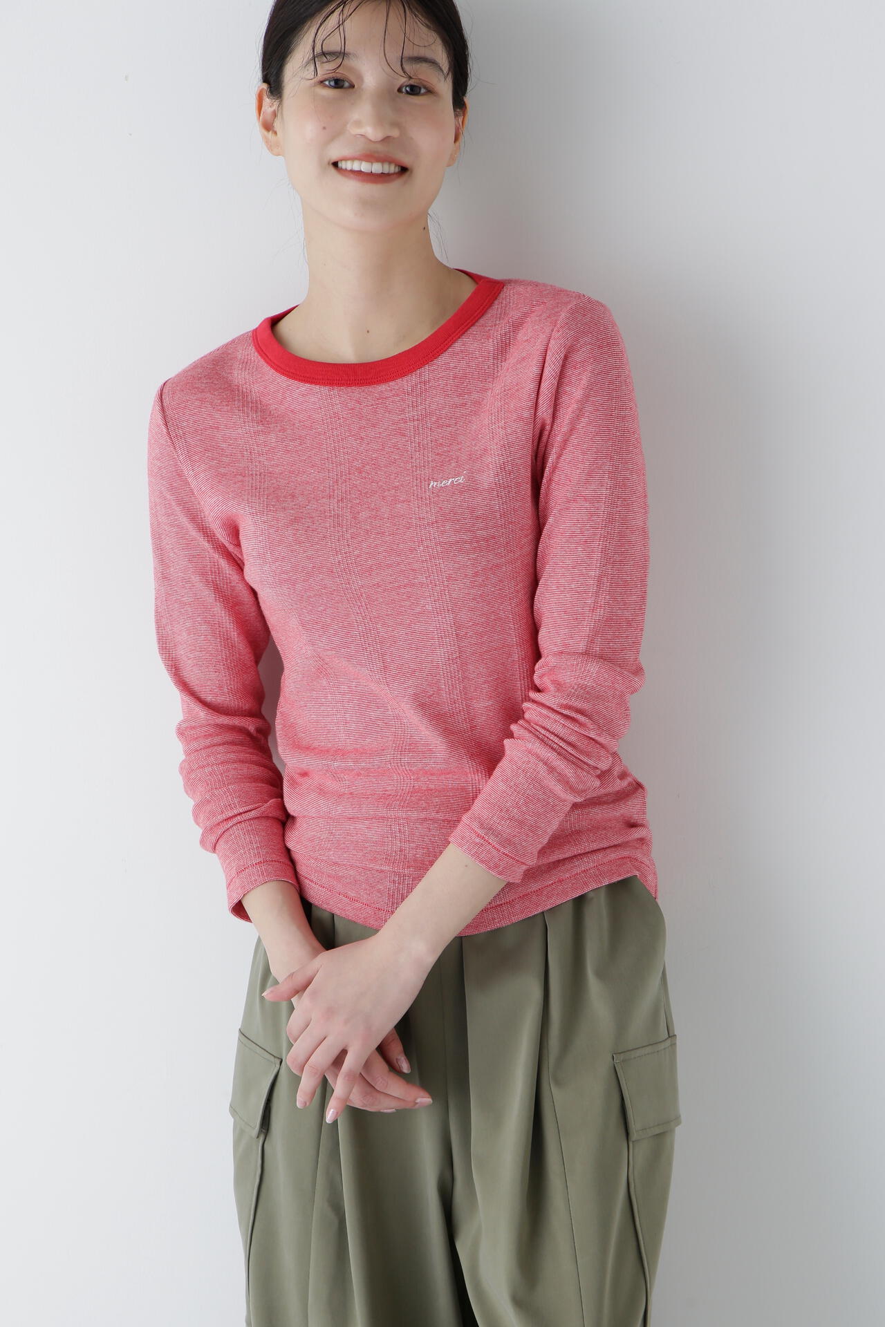 【Millerコラボ】パネルリブロングスリーブTシャツ