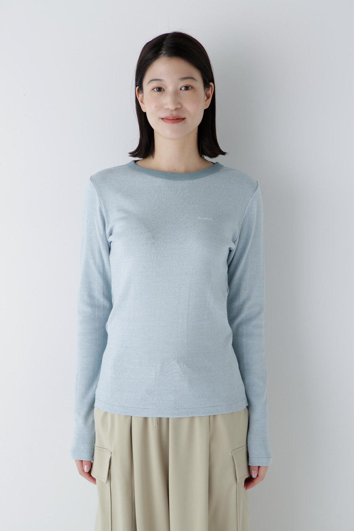 【Millerコラボ】パネルリブロングスリーブTシャツ