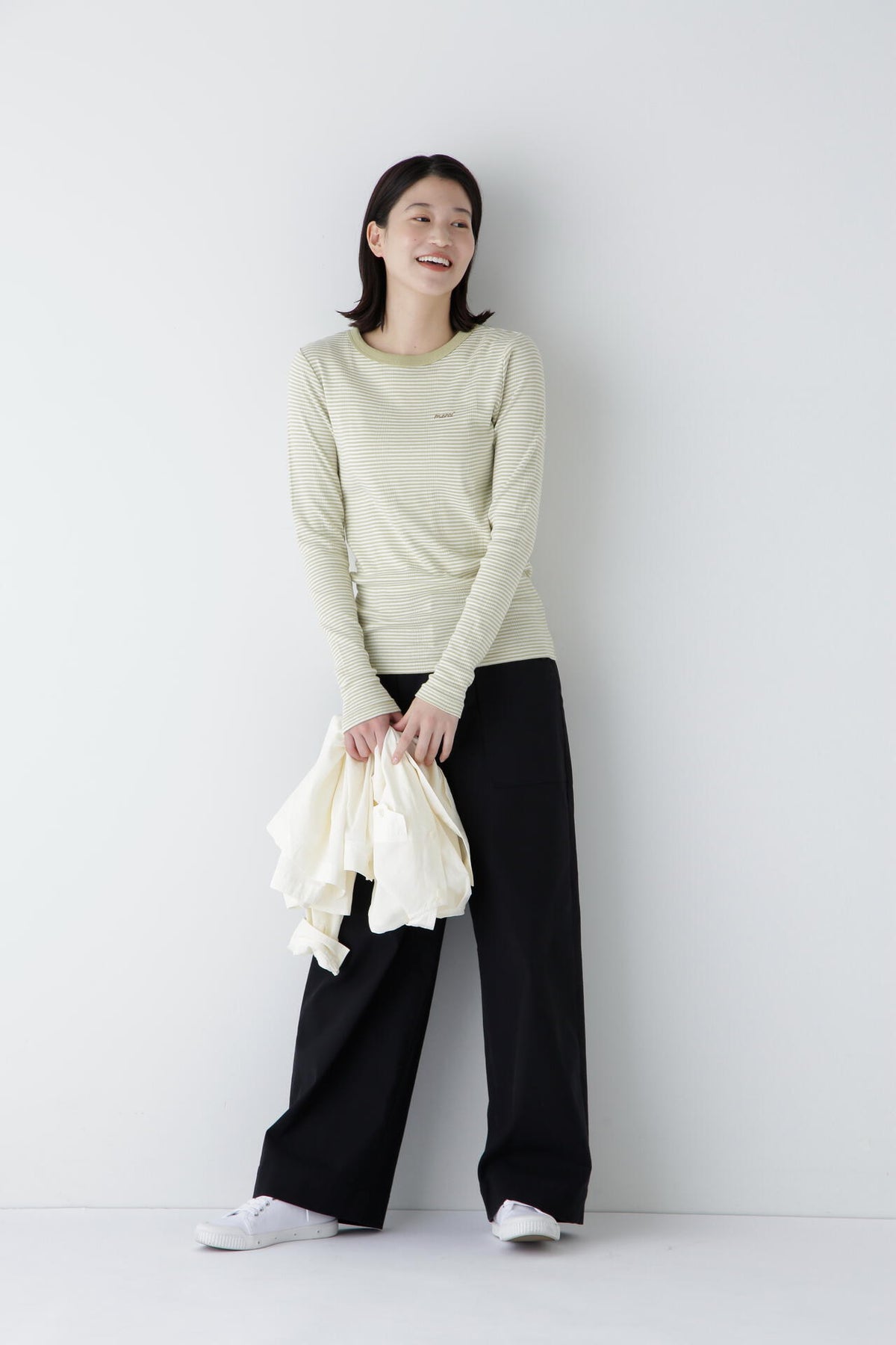 【Millerコラボ】パネルリブロングスリーブTシャツ