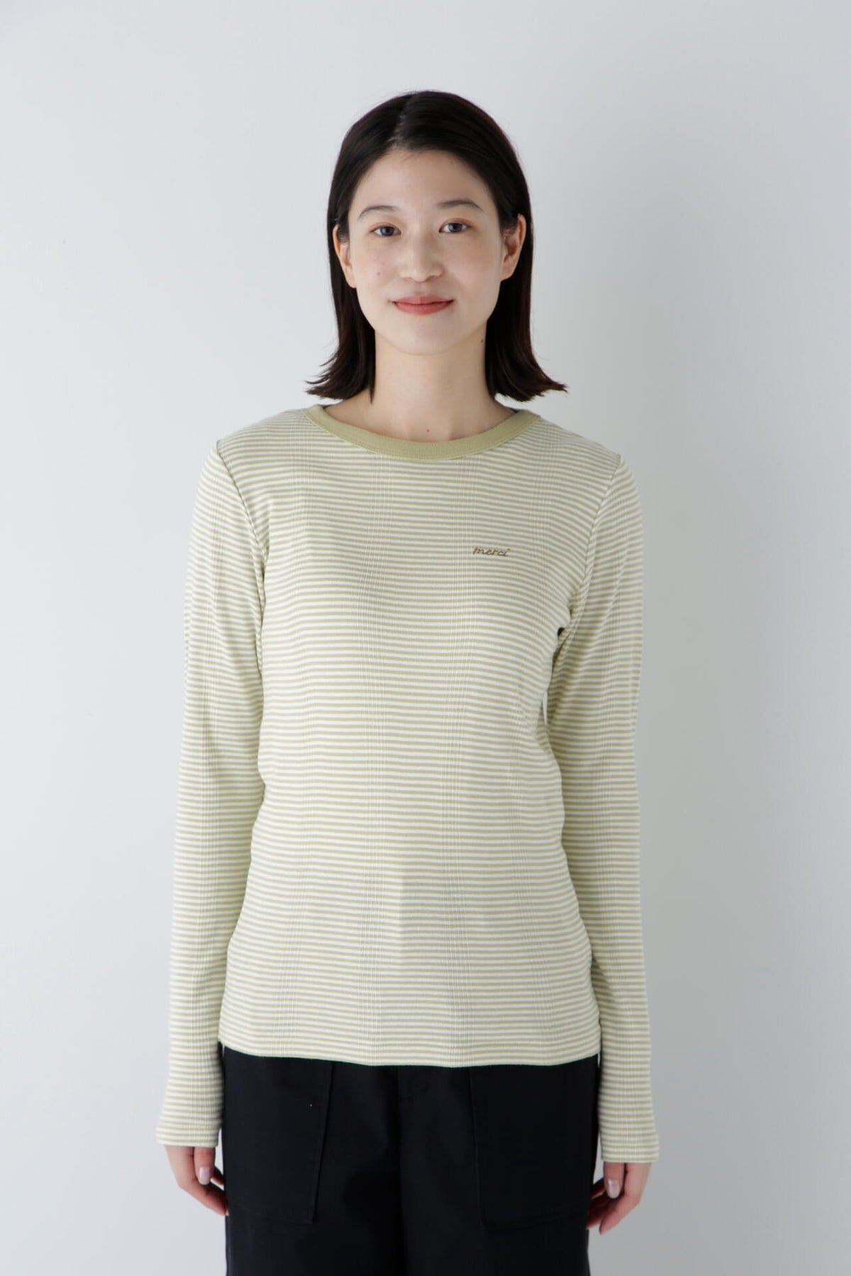 【Millerコラボ】パネルリブロングスリーブTシャツ