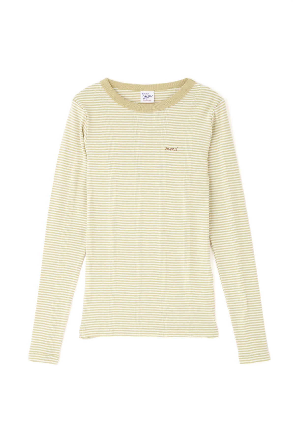 【Millerコラボ】パネルリブロングスリーブTシャツ