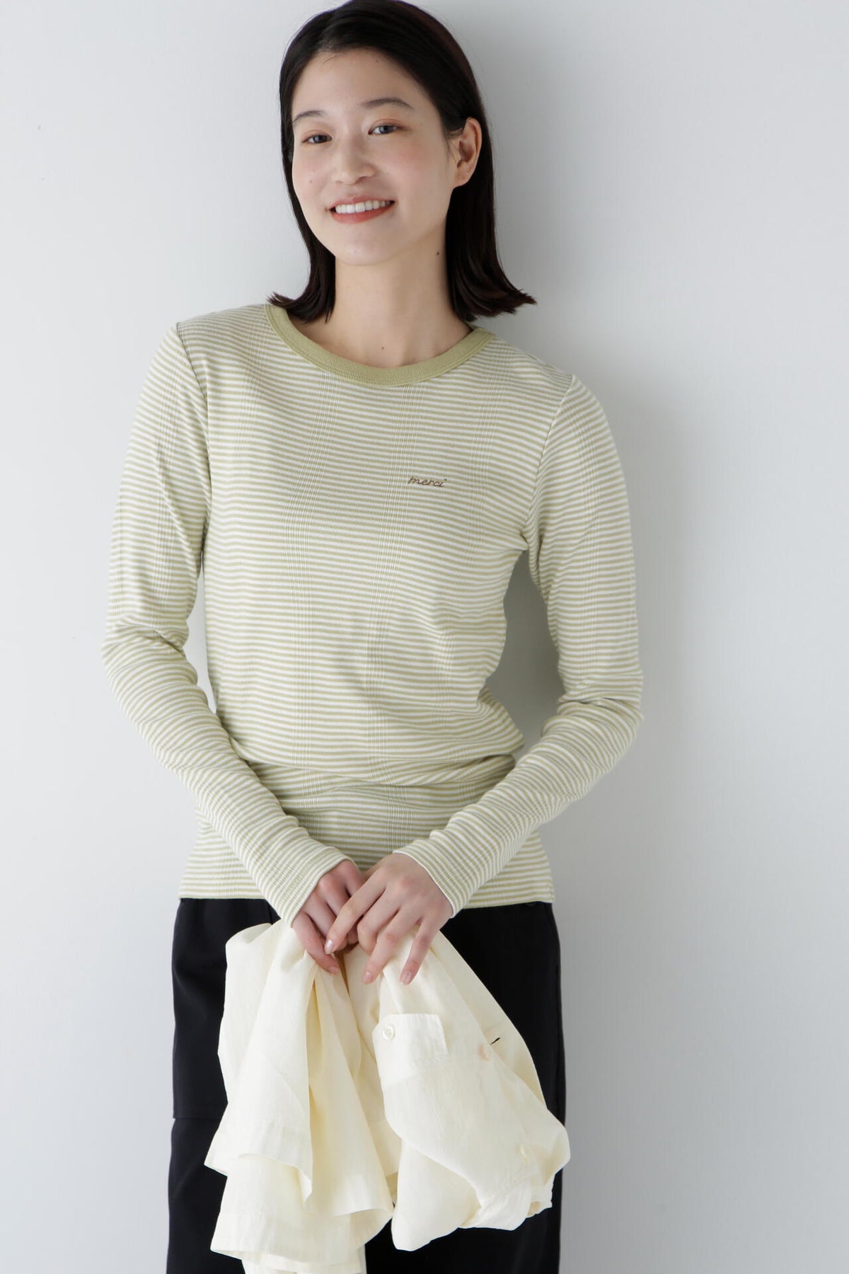 【Millerコラボ】パネルリブロングスリーブTシャツ