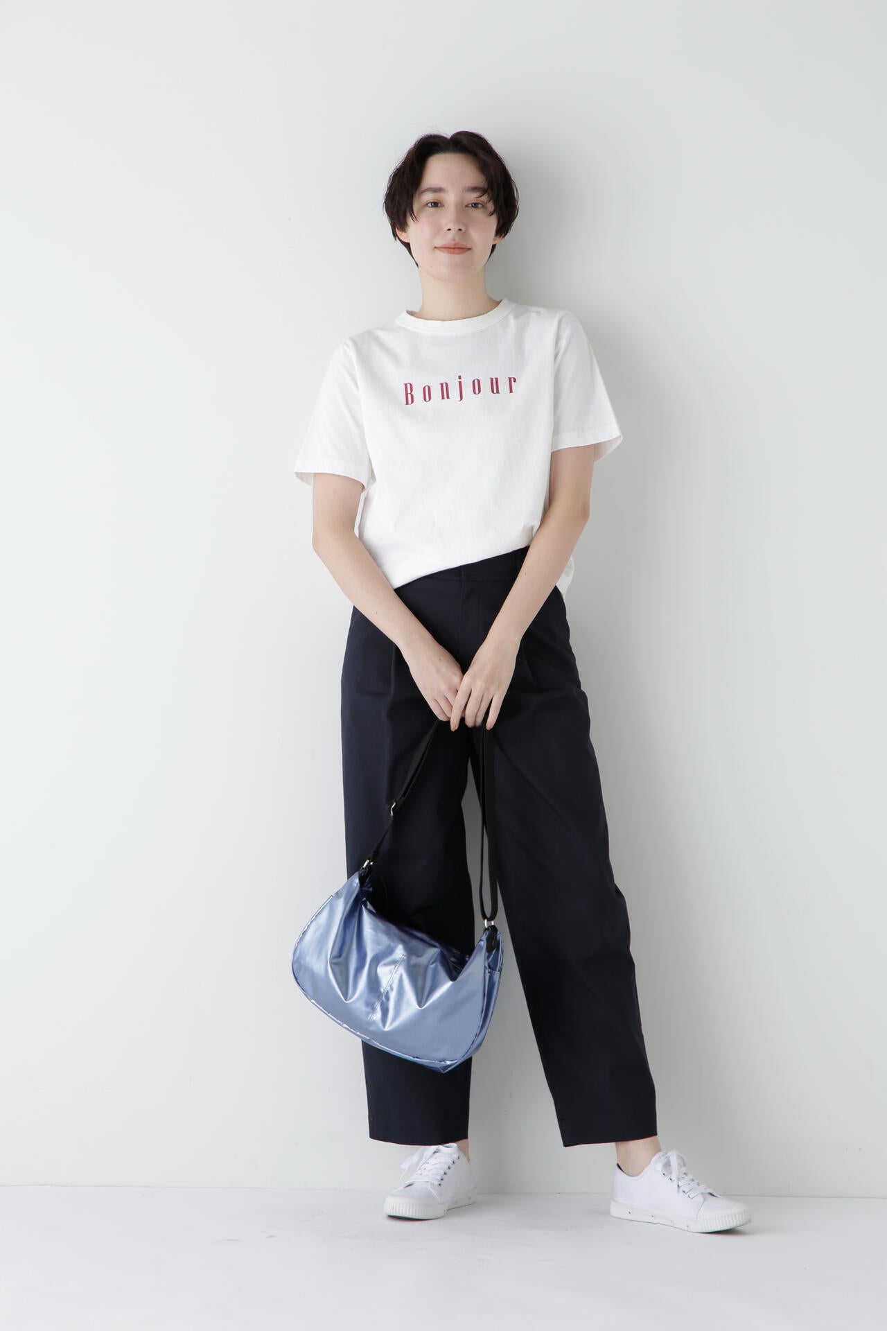 リサイクルコットン度詰天竺Tシャツ