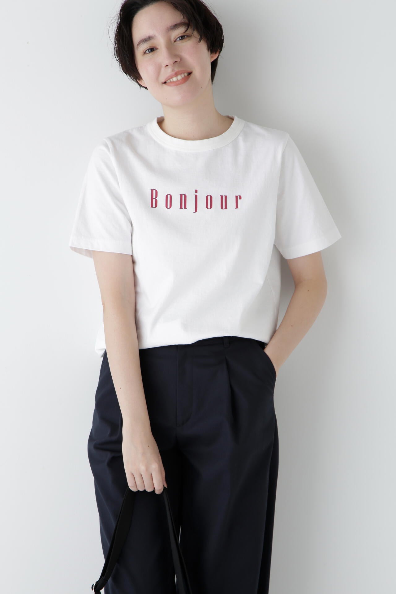 リサイクルコットン度詰天竺Tシャツ