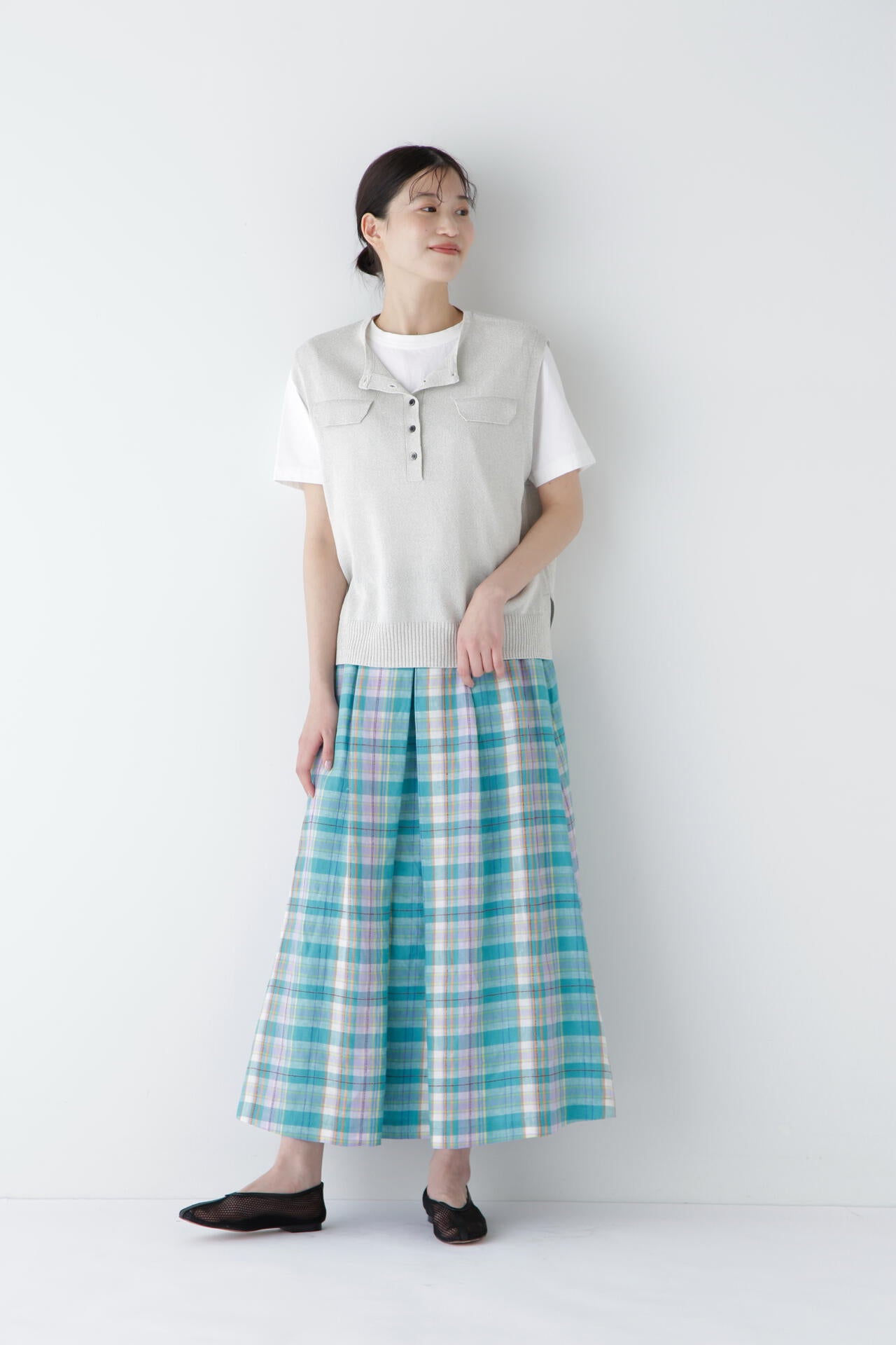 リサイクルコットン度詰天竺Tシャツ