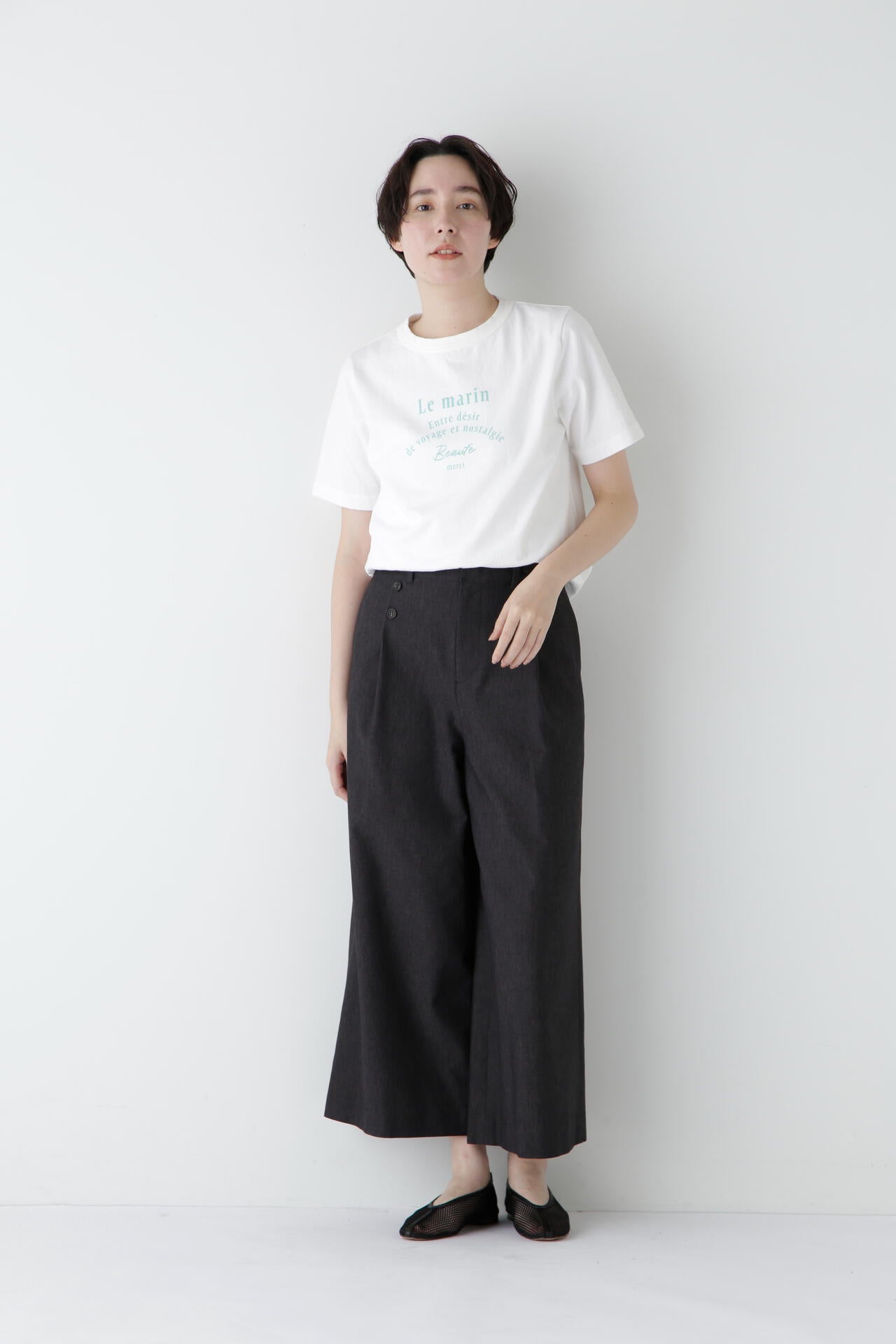 リサイクルコットン度詰天竺Tシャツ